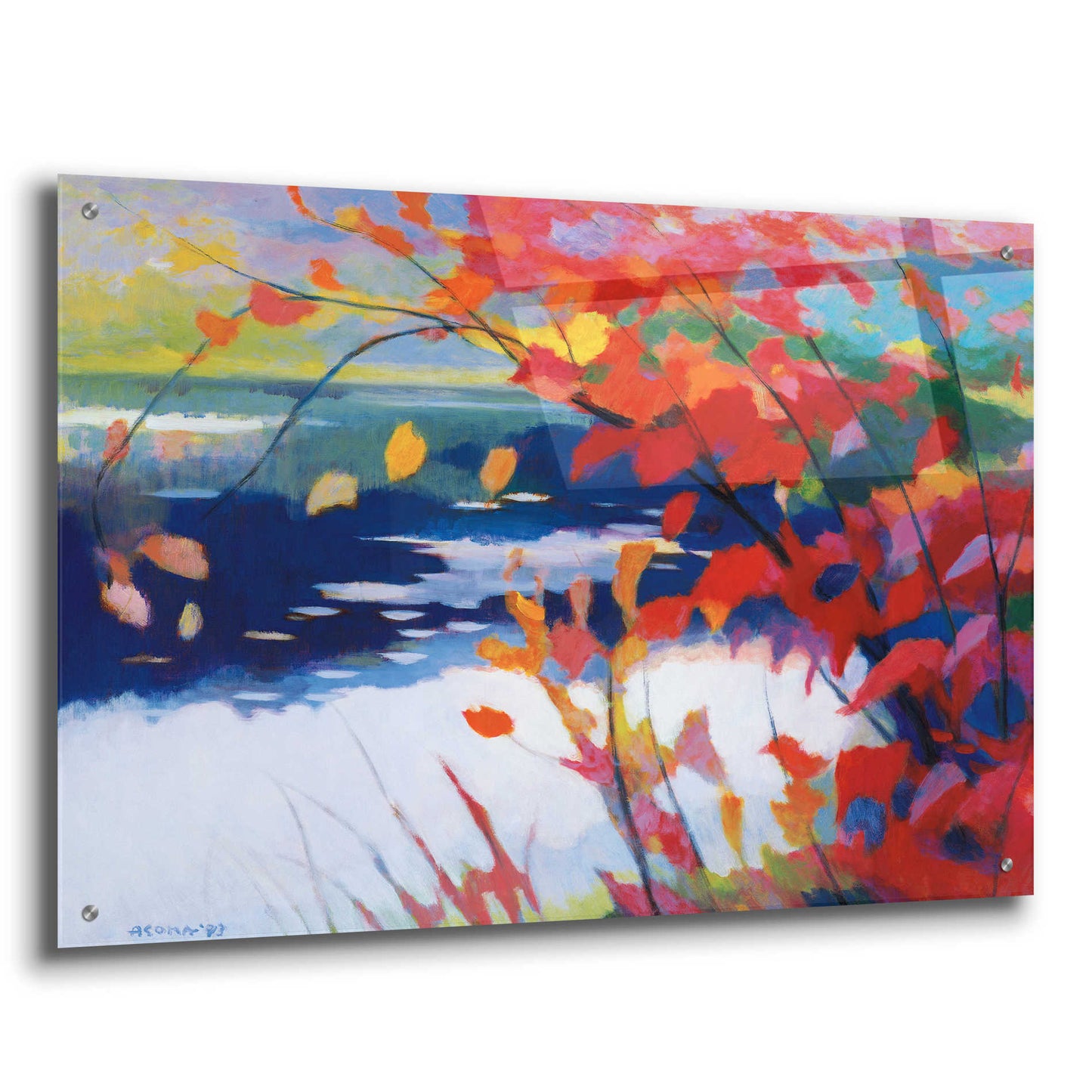 Epic Art 'Afternoon Calm' by Tadashi Asoma, Acrylic Glass Wall Art,36x24