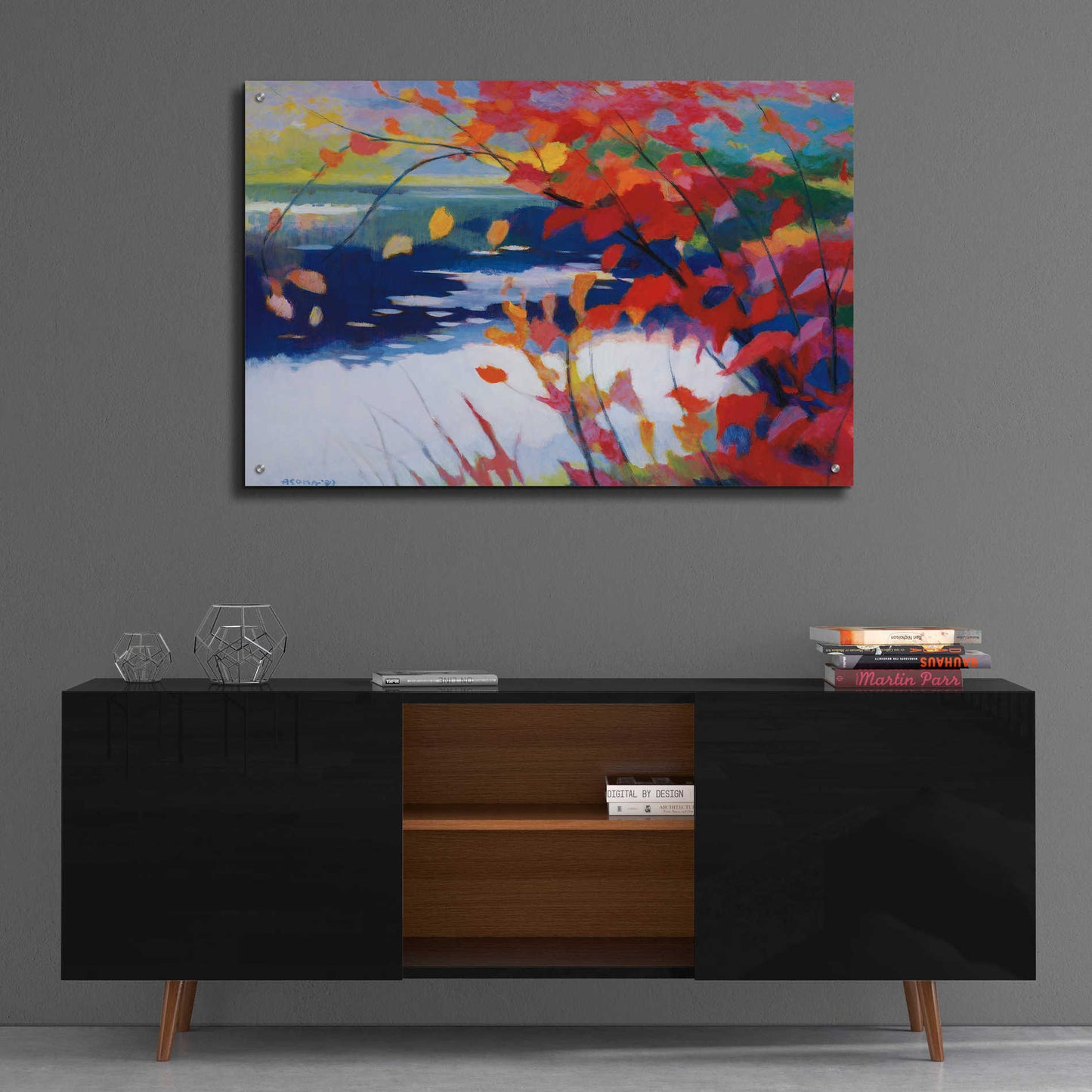 Epic Art 'Afternoon Calm' by Tadashi Asoma, Acrylic Glass Wall Art,36x24