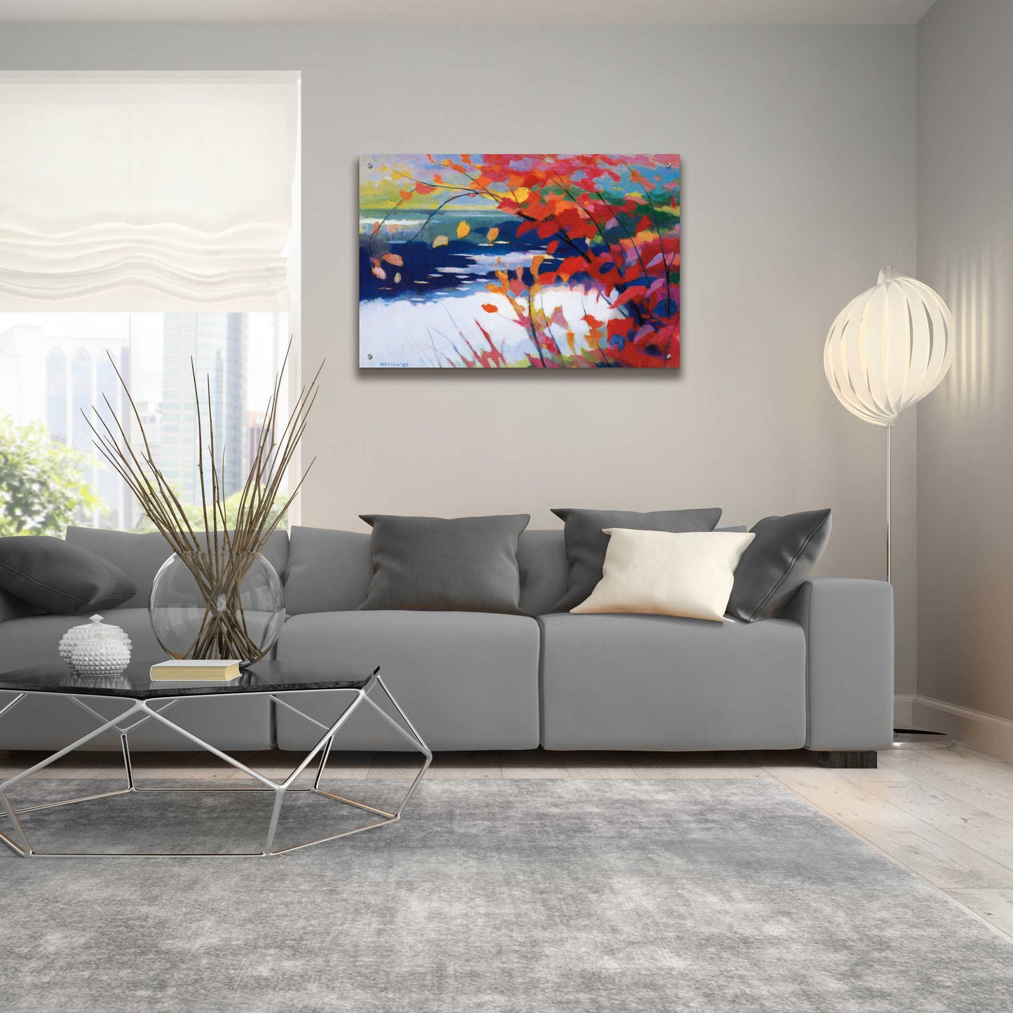 Epic Art 'Afternoon Calm' by Tadashi Asoma, Acrylic Glass Wall Art,36x24