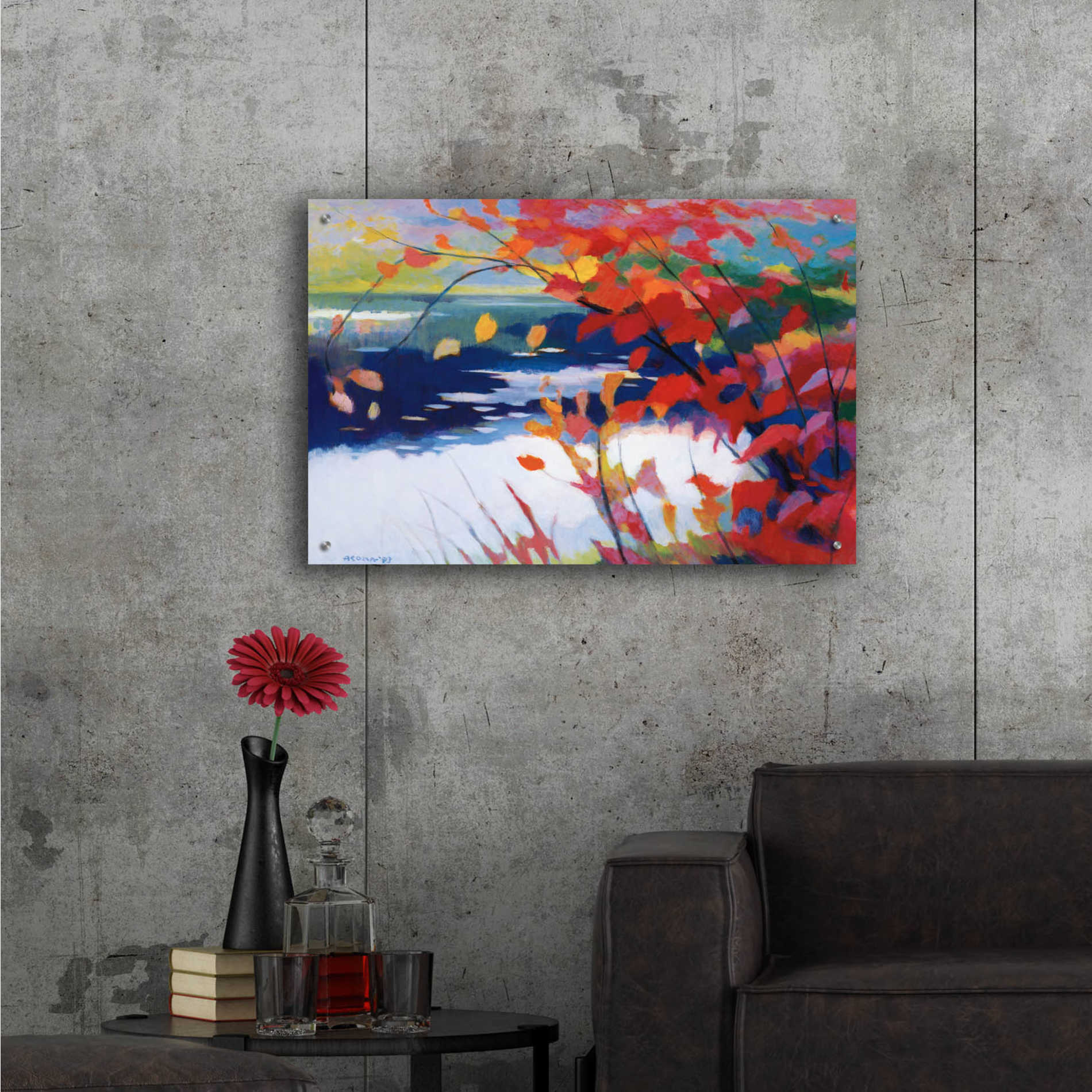 Epic Art 'Afternoon Calm' by Tadashi Asoma, Acrylic Glass Wall Art,36x24