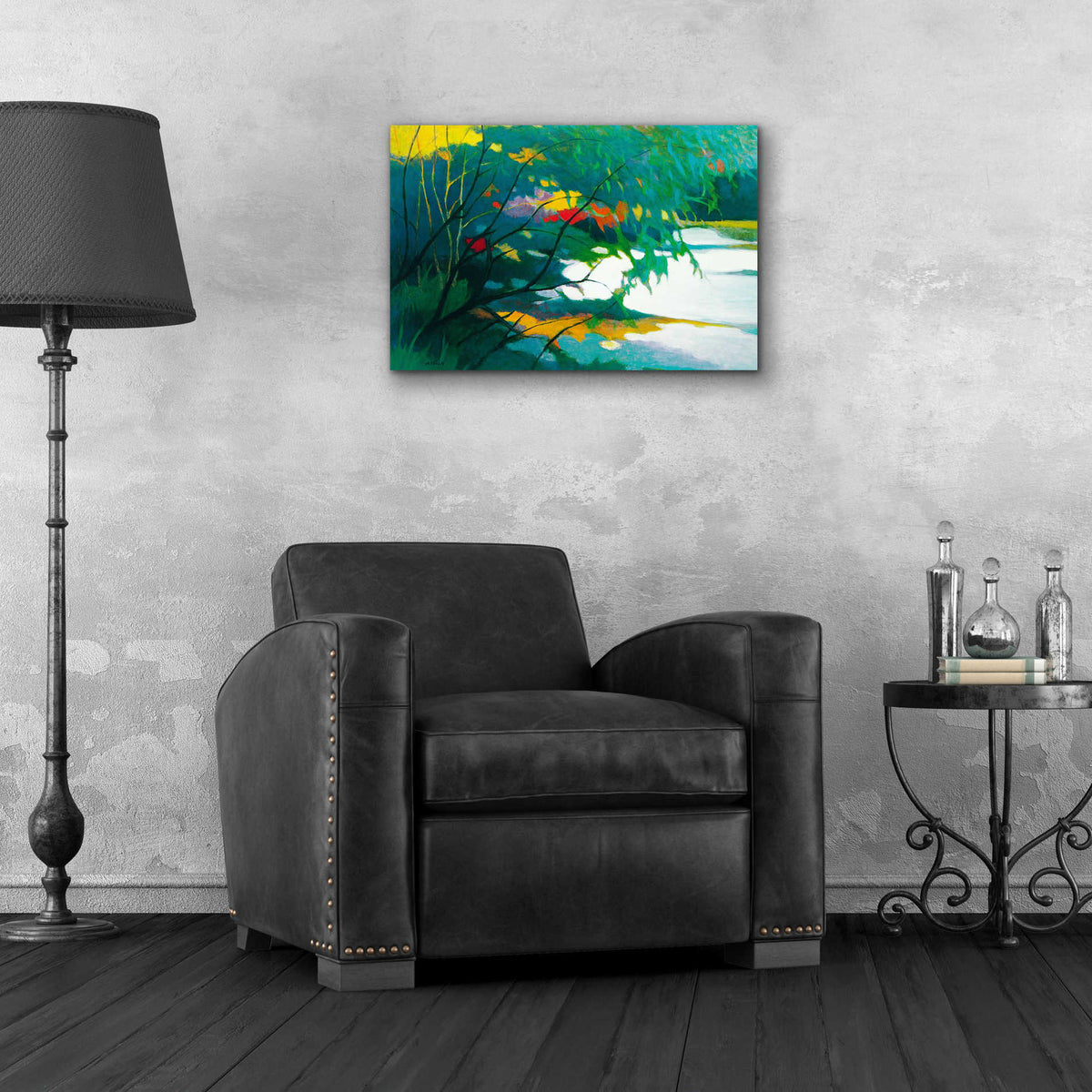 Epic Art 'Noonday Dreams' by Tadashi Asoma, Acrylic Glass Wall Art,24x16