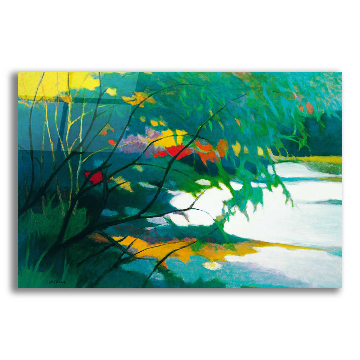 Epic Art 'Noonday Dreams' by Tadashi Asoma, Acrylic Glass Wall Art