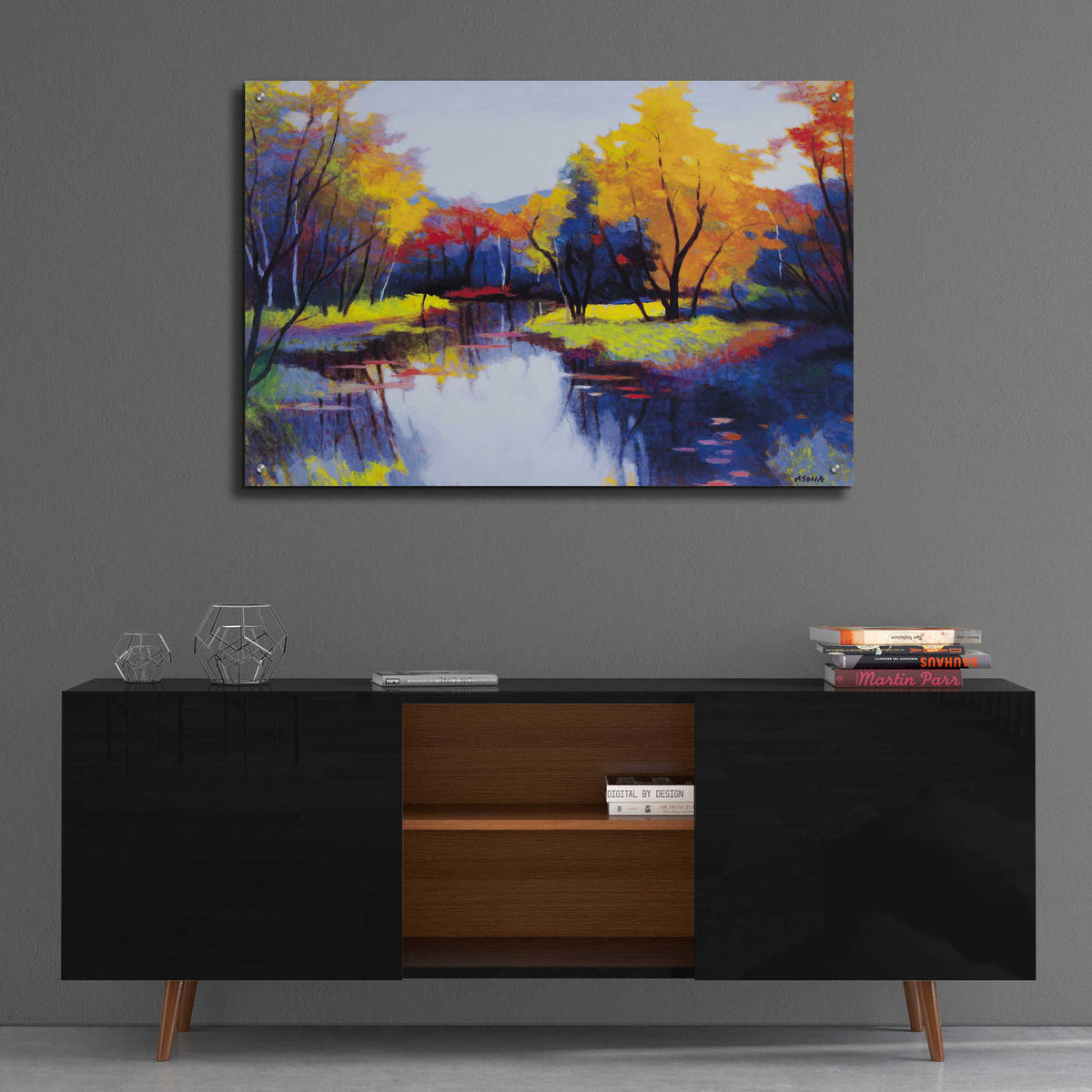 Epic Art 'Daybreak' by Tadashi Asoma, Acrylic Glass Wall Art,36x24