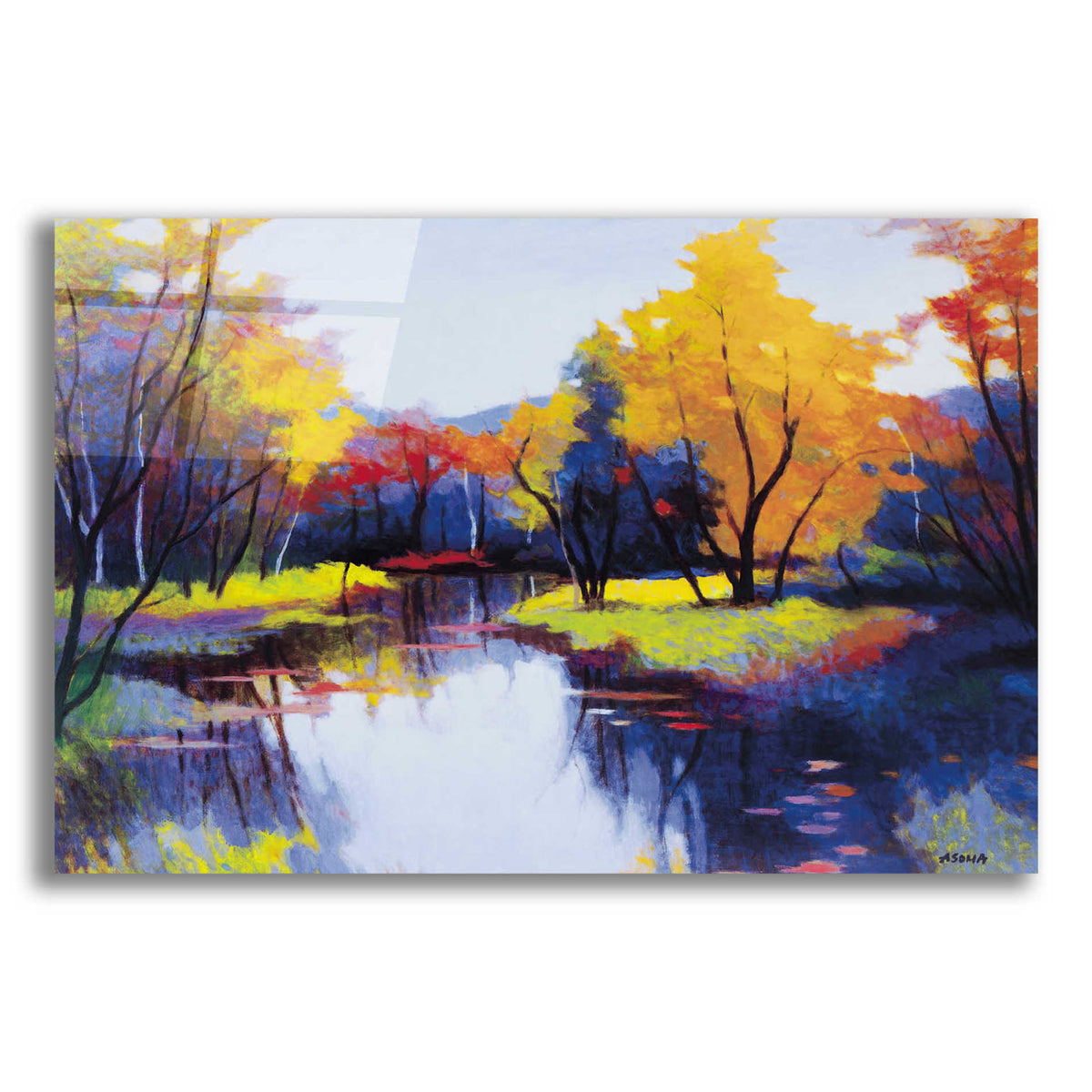 Epic Art 'Daybreak' by Tadashi Asoma, Acrylic Glass Wall Art