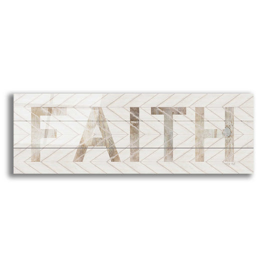 Epic Art 'Faith Chevron' by Cindy Jacobs, Acrylic Glass Wall Art,3:1