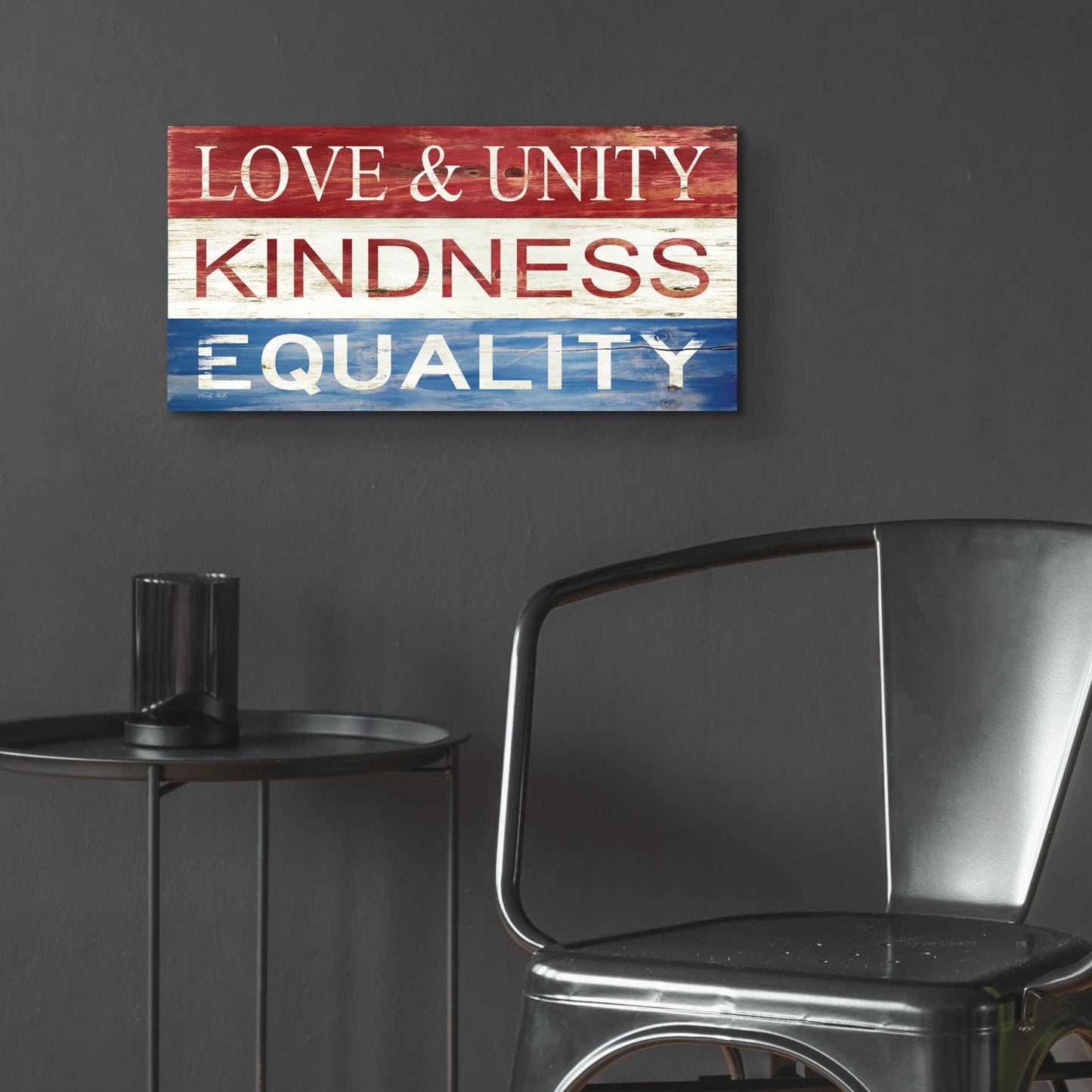 Epic Art 'Love & Unity' by Cindy Jacobs, Acrylic Glass Wall Art,24x12