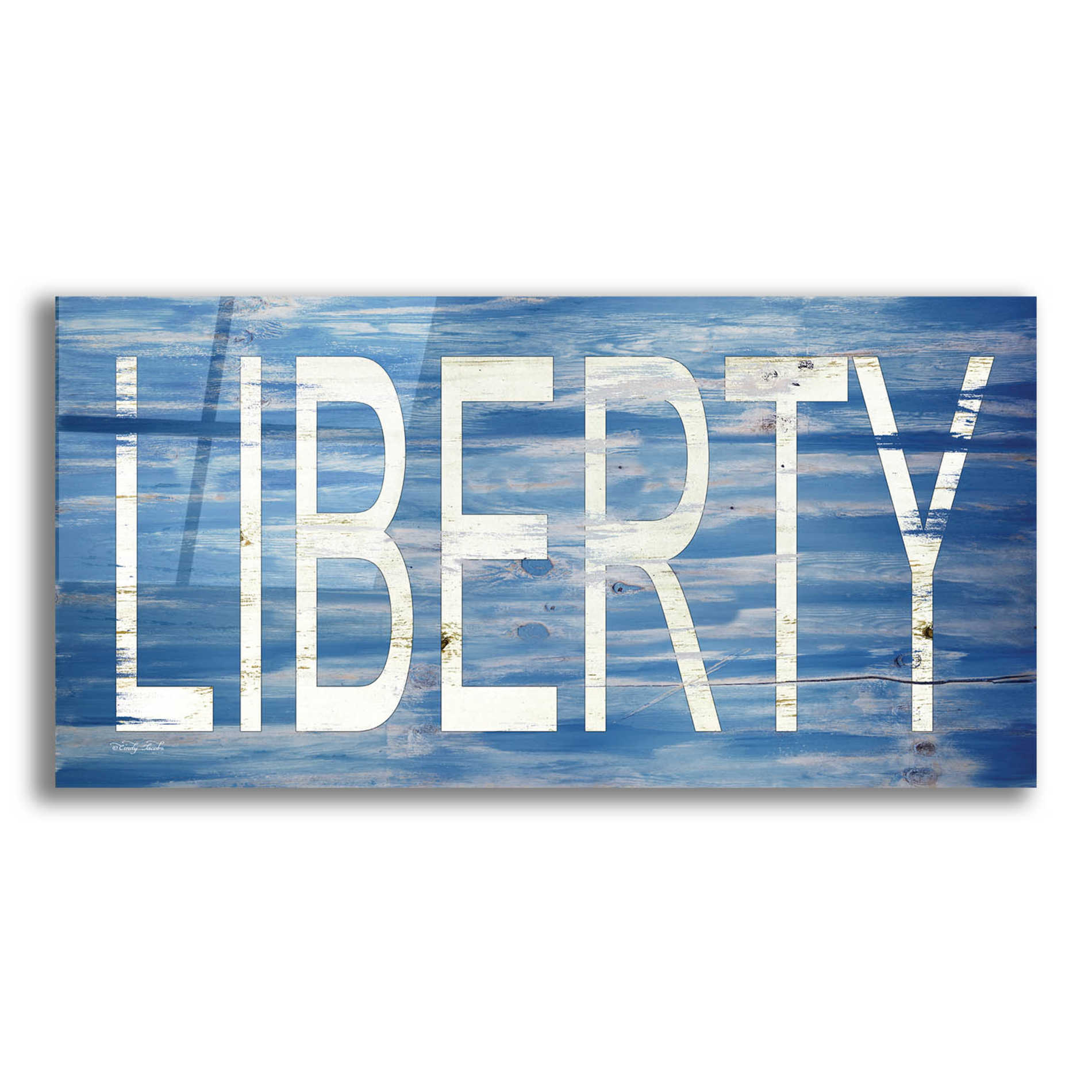 Epic Art 'Liberty' by Cindy Jacobs, Acrylic Glass Wall Art,2:1