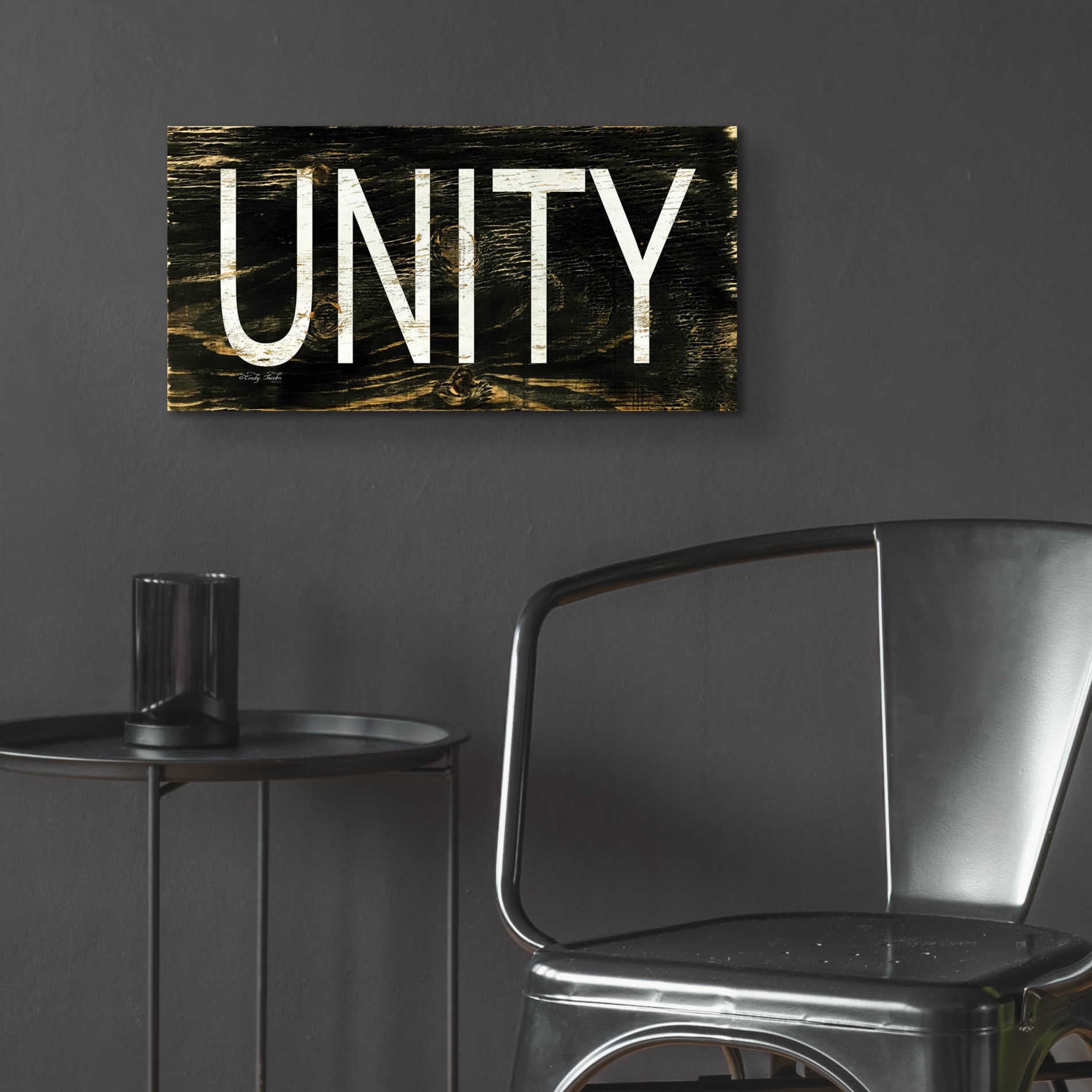 Epic Art 'Unity' by Cindy Jacobs, Acrylic Glass Wall Art,24x12