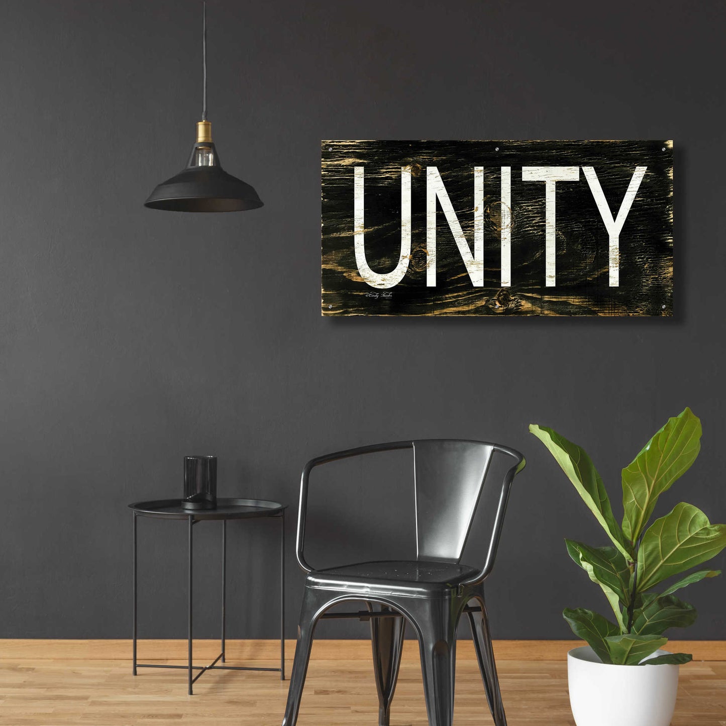 Epic Art 'Unity' by Cindy Jacobs, Acrylic Glass Wall Art,48x24