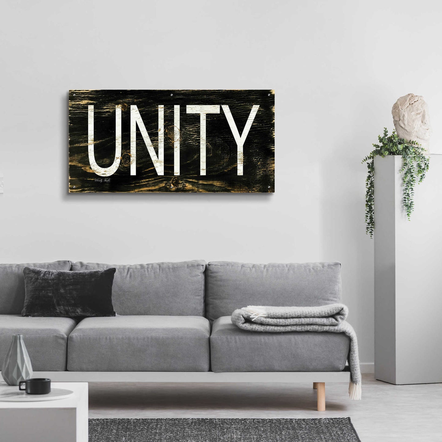 Epic Art 'Unity' by Cindy Jacobs, Acrylic Glass Wall Art,48x24