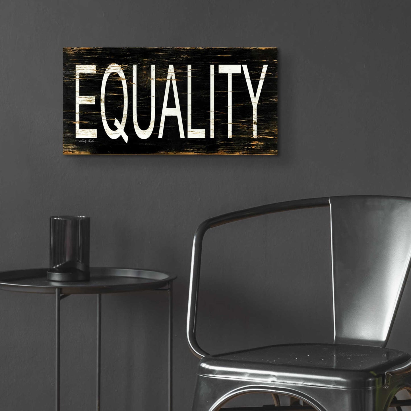 Epic Art 'Equality' by Cindy Jacobs, Acrylic Glass Wall Art,24x12