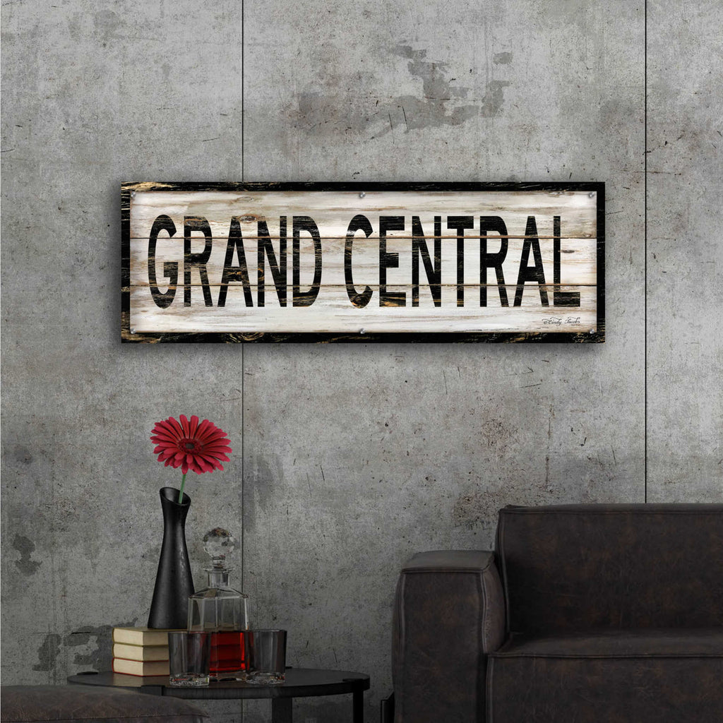 Epic Art 'Grand Central' by Cindy Jacobs, Acrylic Glass Wall Art,48x16