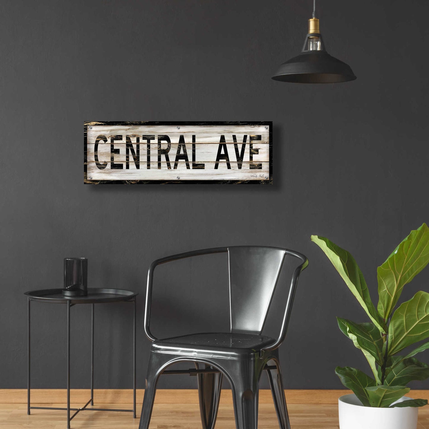 Epic Art 'Central Ave.' by Cindy Jacobs, Acrylic Glass Wall Art,36x12