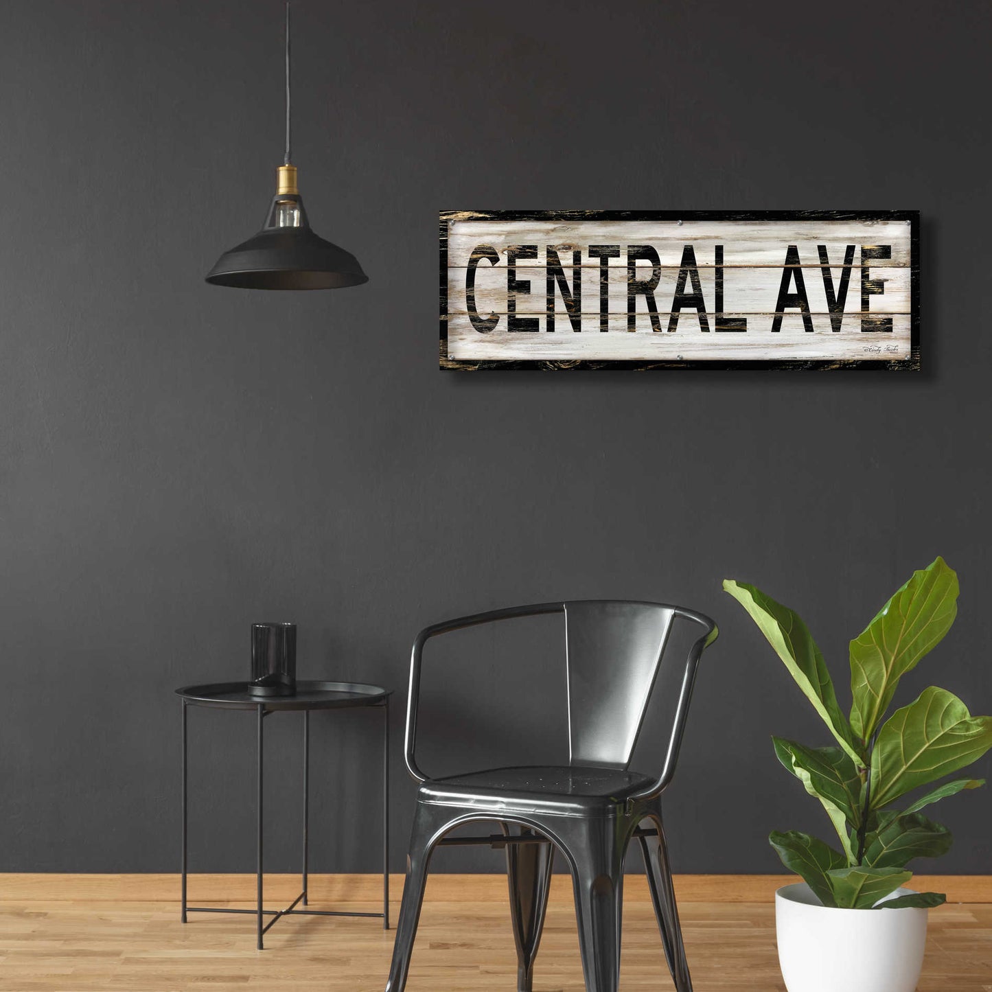 Epic Art 'Central Ave.' by Cindy Jacobs, Acrylic Glass Wall Art,48x16