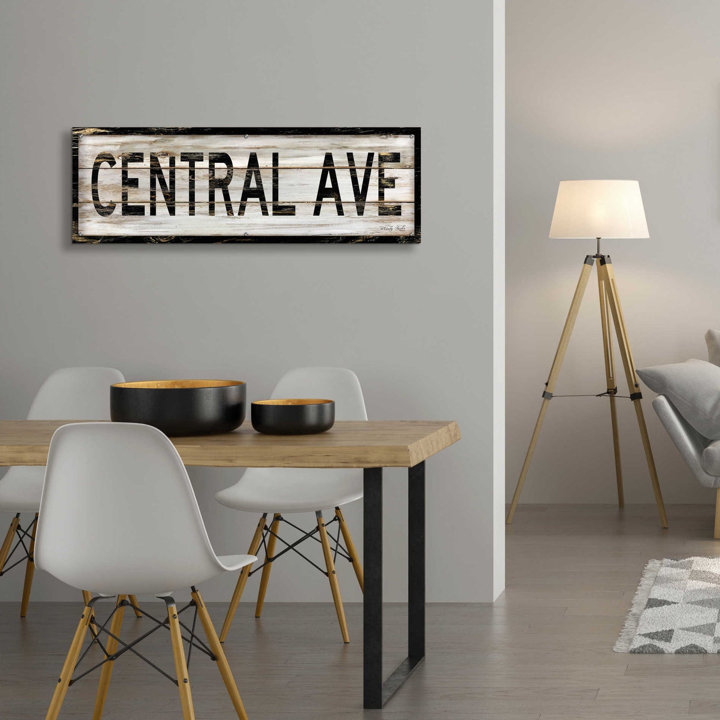 Epic Art 'Central Ave.' by Cindy Jacobs, Acrylic Glass Wall Art,48x16