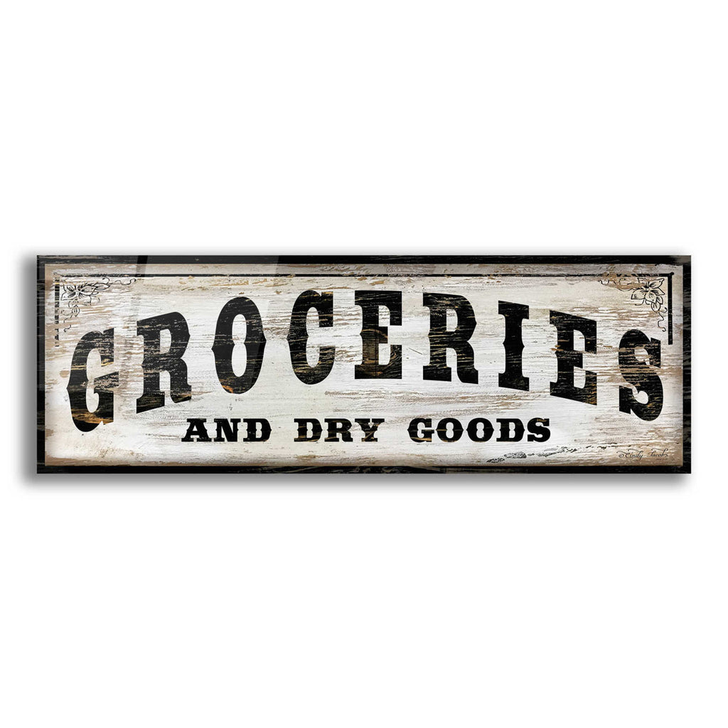 Epic Art 'Groceries and Dry Goods' by Cindy Jacobs, Acrylic Glass Wall Art,3:1