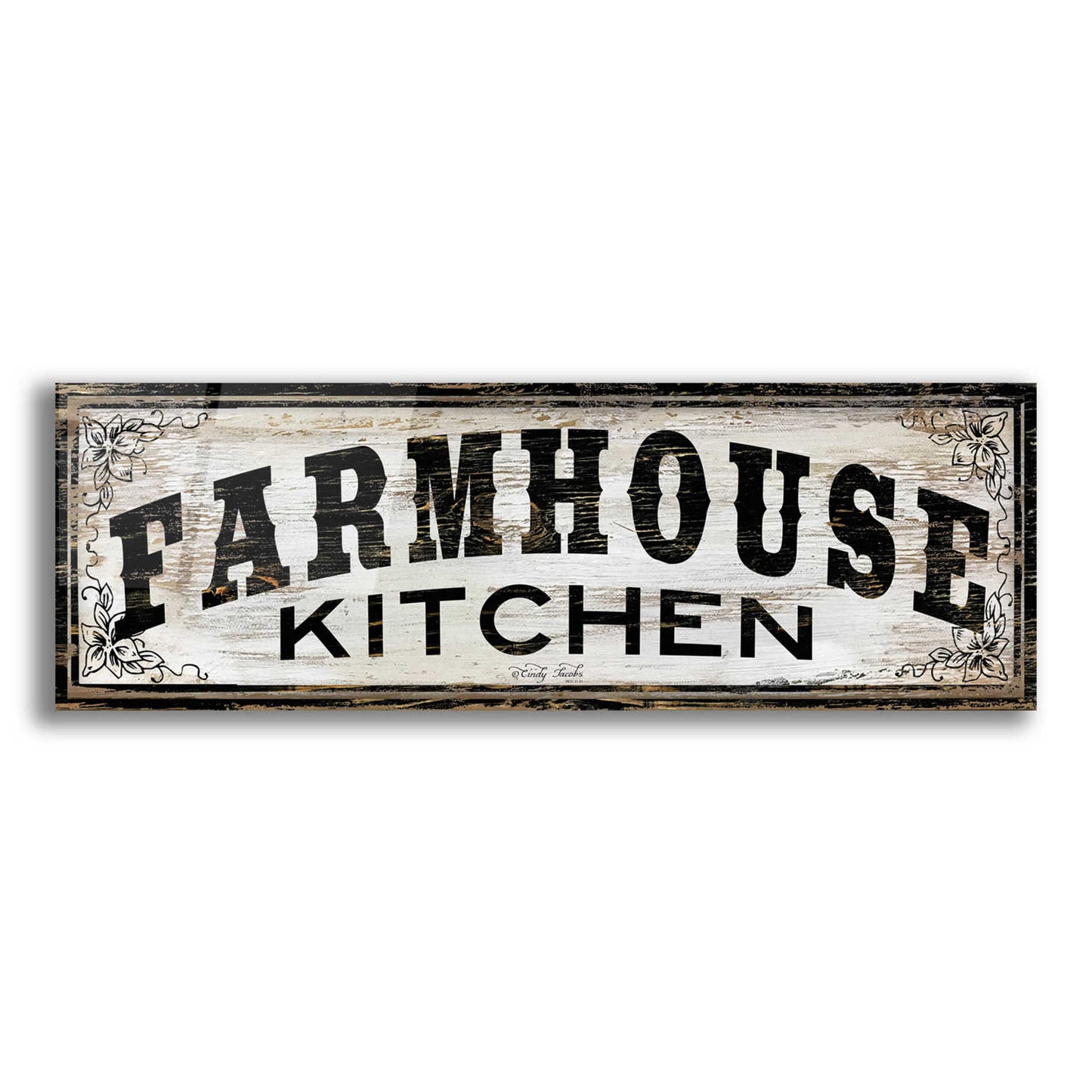 Epic Art 'Farmhouse Kitchen' by Cindy Jacobs, Acrylic Glass Wall Art,3:1