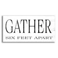 Epic Art 'Gather Six Feet Apart' by Cindy Jacobs, Acrylic Glass Wall Art,2:1