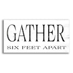 Epic Art 'Gather Six Feet Apart' by Cindy Jacobs, Acrylic Glass Wall Art,2:1