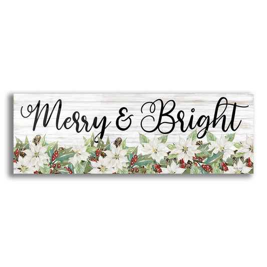 Epic Art 'Merry & Bright' by Cindy Jacobs, Acrylic Glass Wall Art,3:1