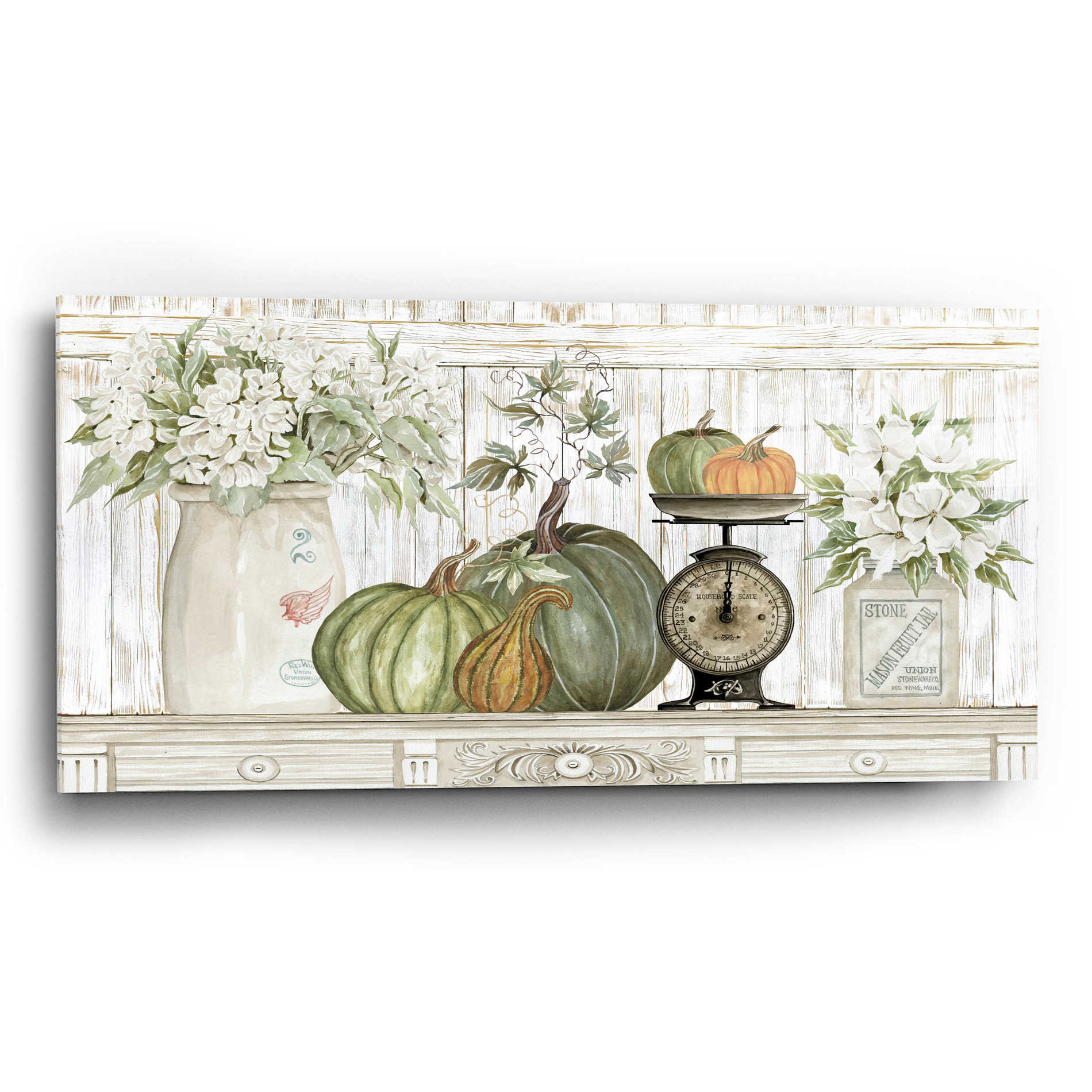 Epic Art 'Kitchen Harvest' by Cindy Jacobs, Acrylic Glass Wall Art,24x12