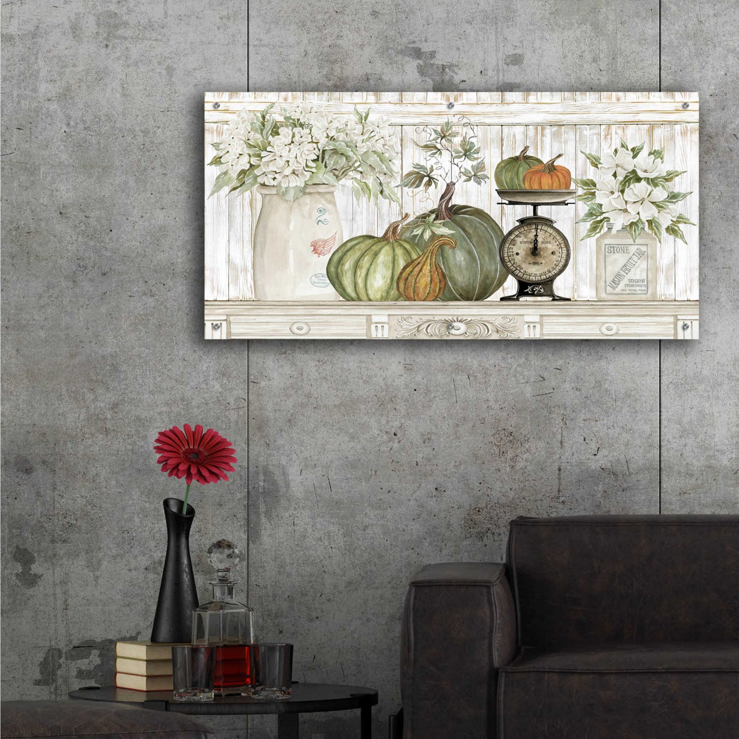 Epic Art 'Kitchen Harvest' by Cindy Jacobs, Acrylic Glass Wall Art,48x24