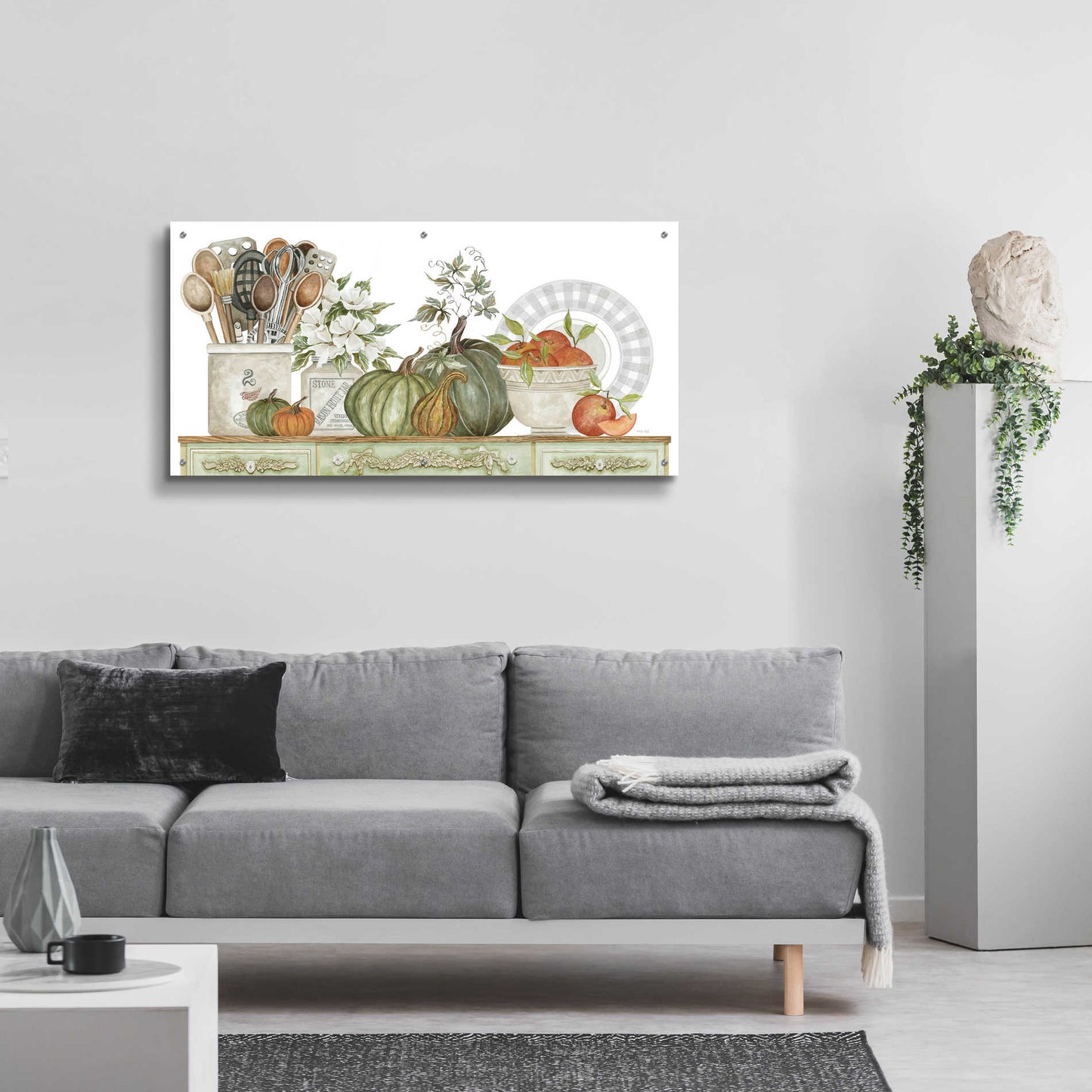Epic Art 'Kitchen Splendor' by Cindy Jacobs, Acrylic Glass Wall Art,48x24
