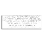 Epic Art 'We Are Family' by Cindy Jacobs, Acrylic Glass Wall Art,3:1