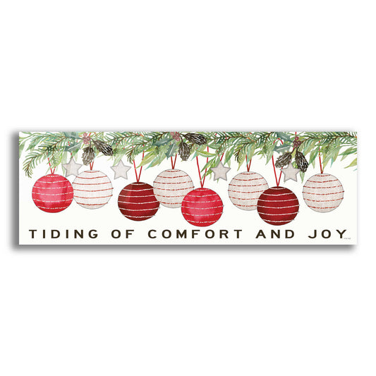 Epic Art 'Tidings of Comfort Ornaments' by Cindy Jacobs, Acrylic Glass Wall Art,3:1