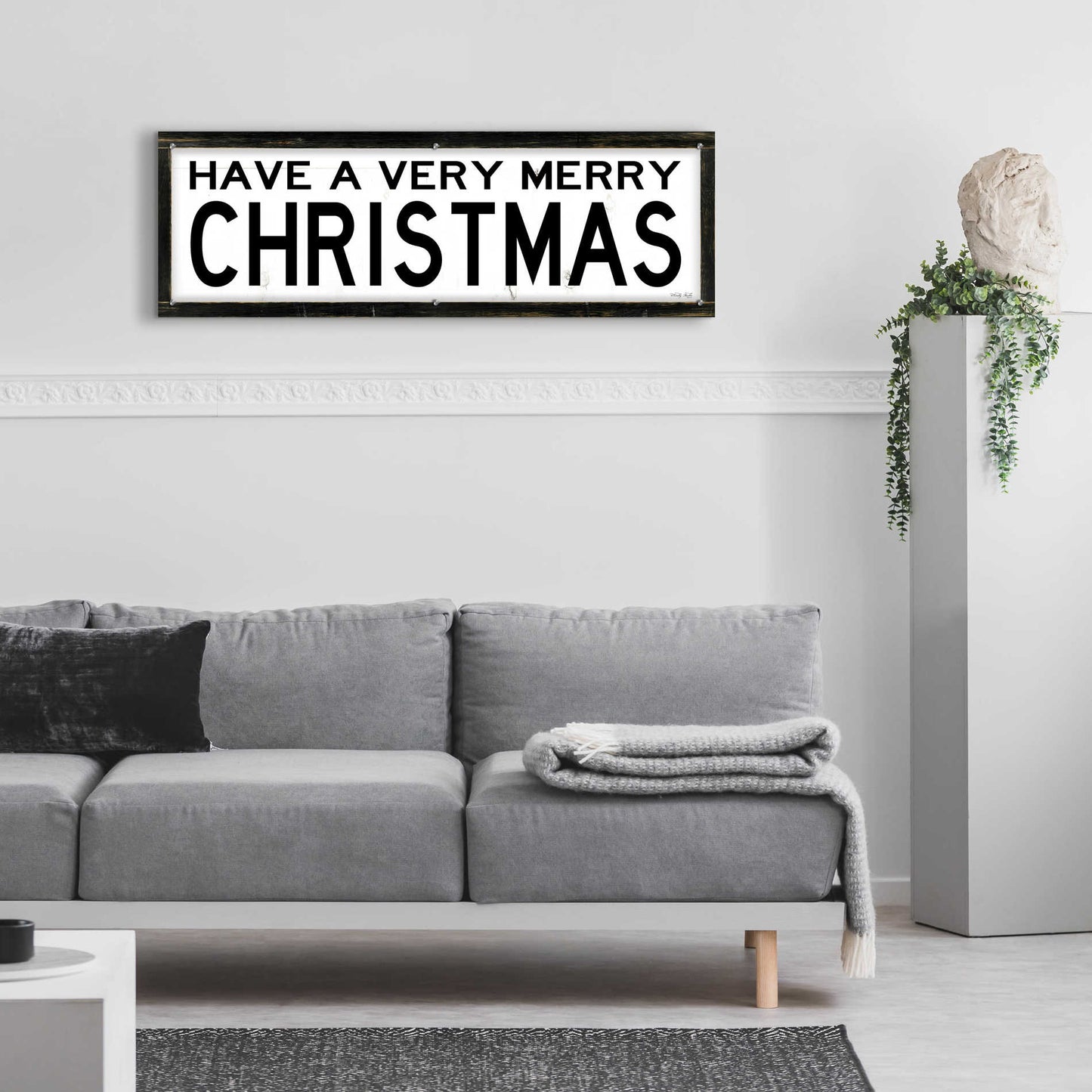 Epic Art 'Have a Very Merry Christmas' by Cindy Jacobs, Acrylic Glass Wall Art,48x16