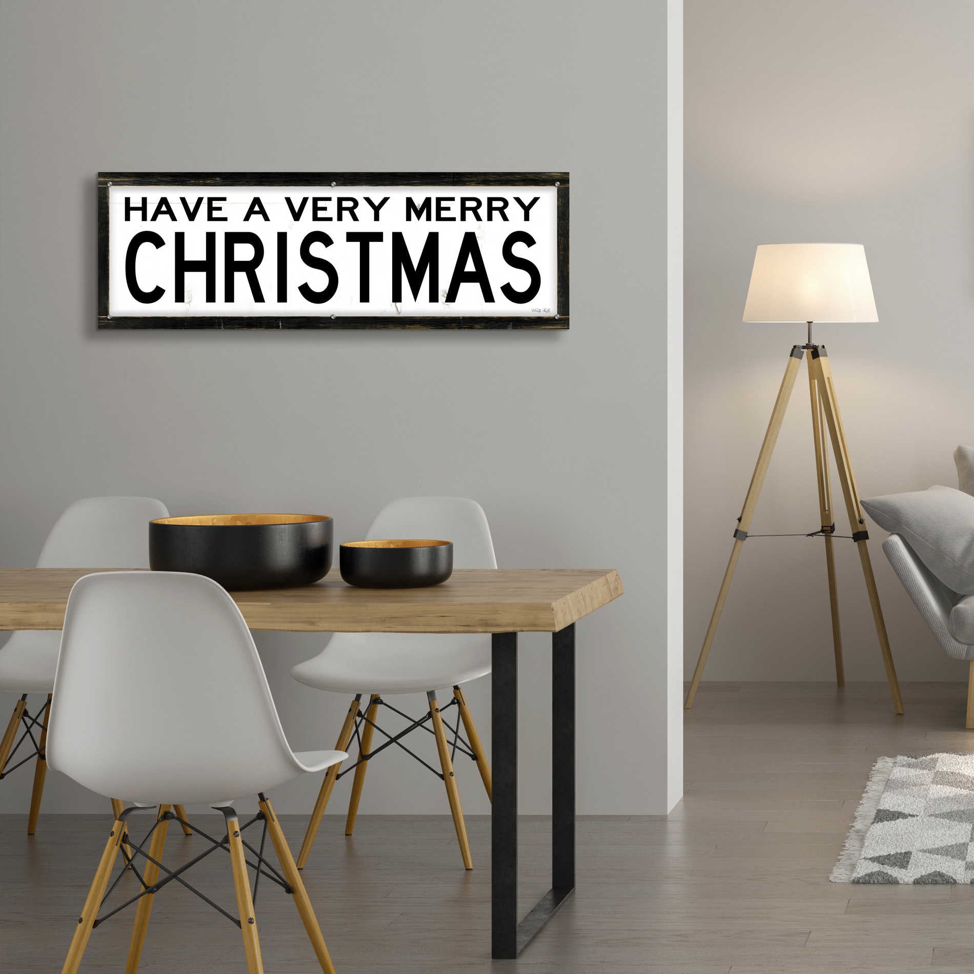 Epic Art 'Have a Very Merry Christmas' by Cindy Jacobs, Acrylic Glass Wall Art,48x16