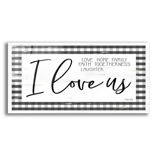 Epic Art 'I Love Us' by Cindy Jacobs, Acrylic Glass Wall Art,2:1