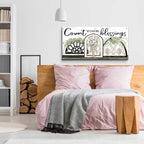 Epic Art 'Count Your Blessings' by Cindy Jacobs, Acrylic Glass Wall Art,48x24