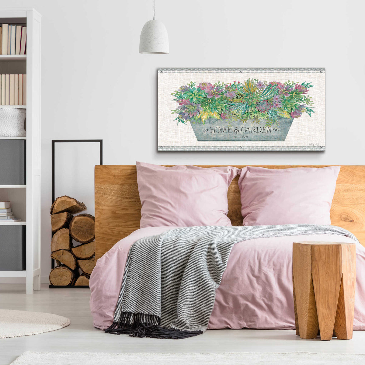 Epic Art 'Home & Garden' by Cindy Jacobs, Acrylic Glass Wall Art,48x24