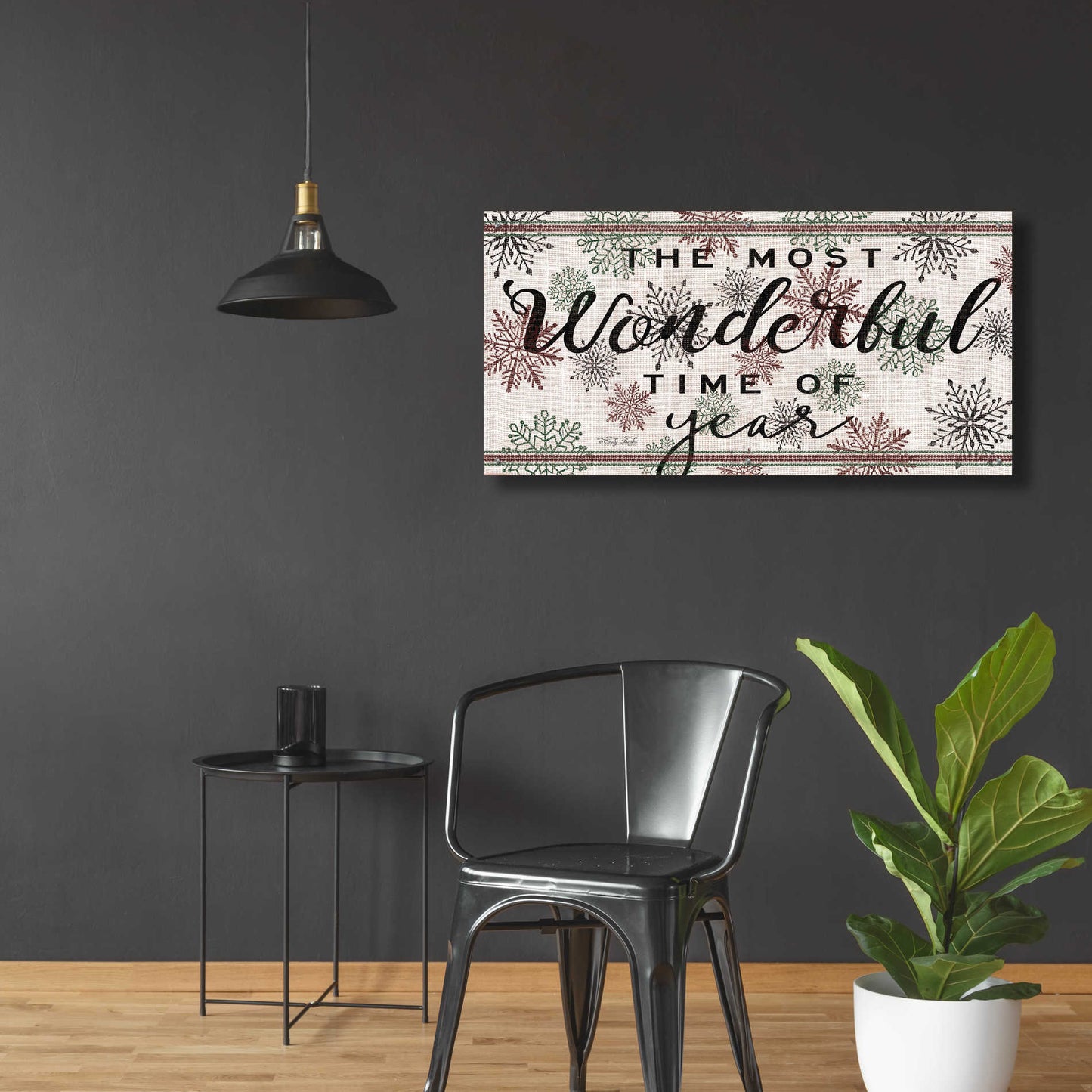 Epic Art 'The Most Wonderful Time of the Year' by Cindy Jacobs, Acrylic Glass Wall Art,48x24