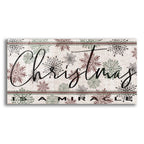 Epic Art 'Christmas is a Miracle' by Cindy Jacobs, Acrylic Glass Wall Art,2:1