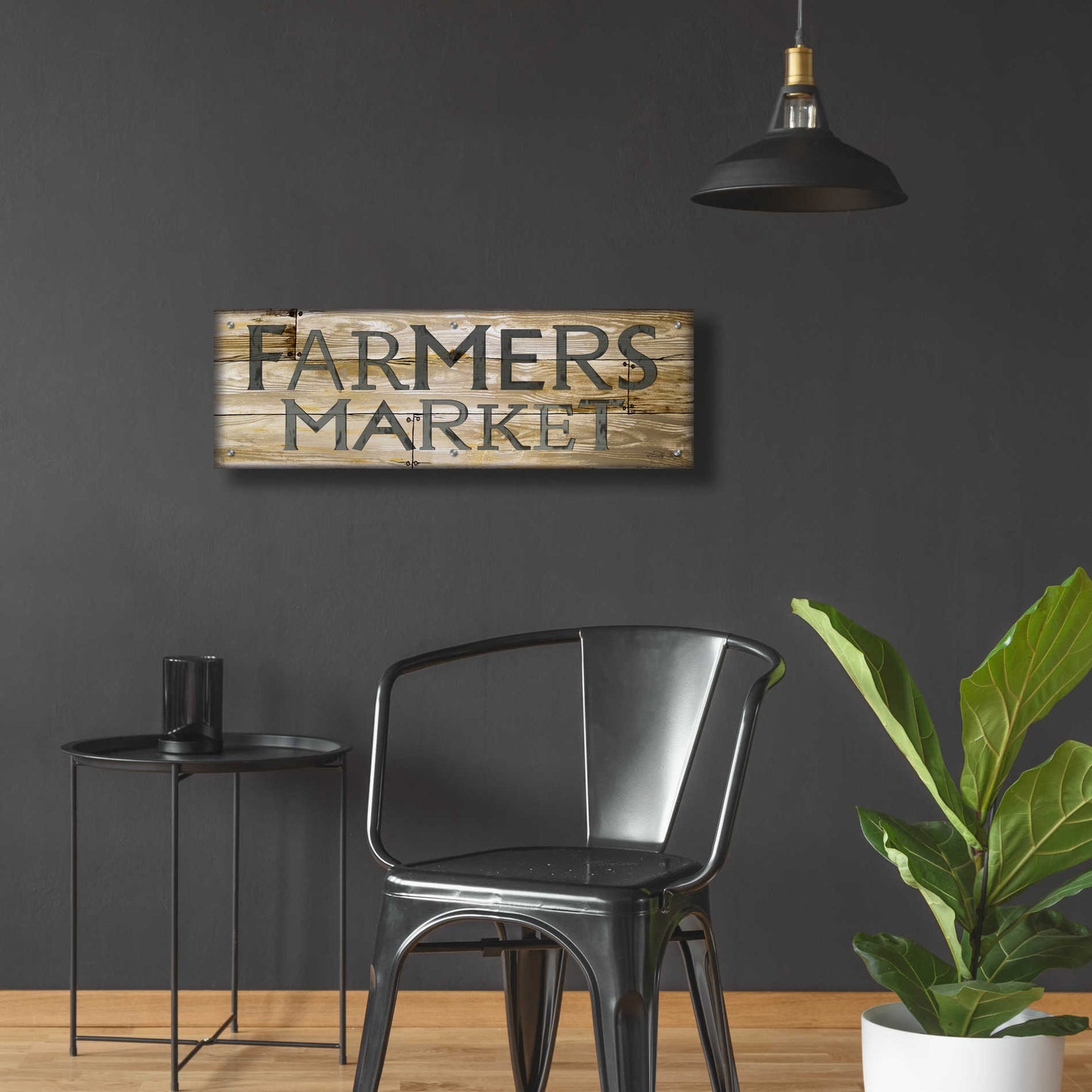 Epic Art 'Farmer's Market' by Cindy Jacobs, Acrylic Glass Wall Art,36x12