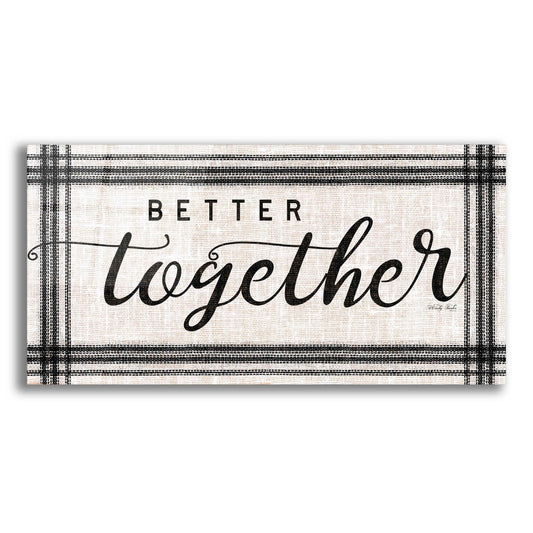 Epic Art 'Better Together' by Cindy Jacobs, Acrylic Glass Wall Art,2:1