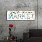 Epic Art 'Fresh Flower Market' by Cindy Jacobs, Acrylic Glass Wall Art,48x16