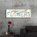 Epic Art 'Fresh Cut Flowers' by Cindy Jacobs, Acrylic Glass Wall Art,48x16