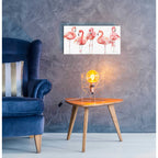 Epic Art 'Gracefully Pink VIII' by Lisa Audit, Acrylic Glass Wall Art,24x12