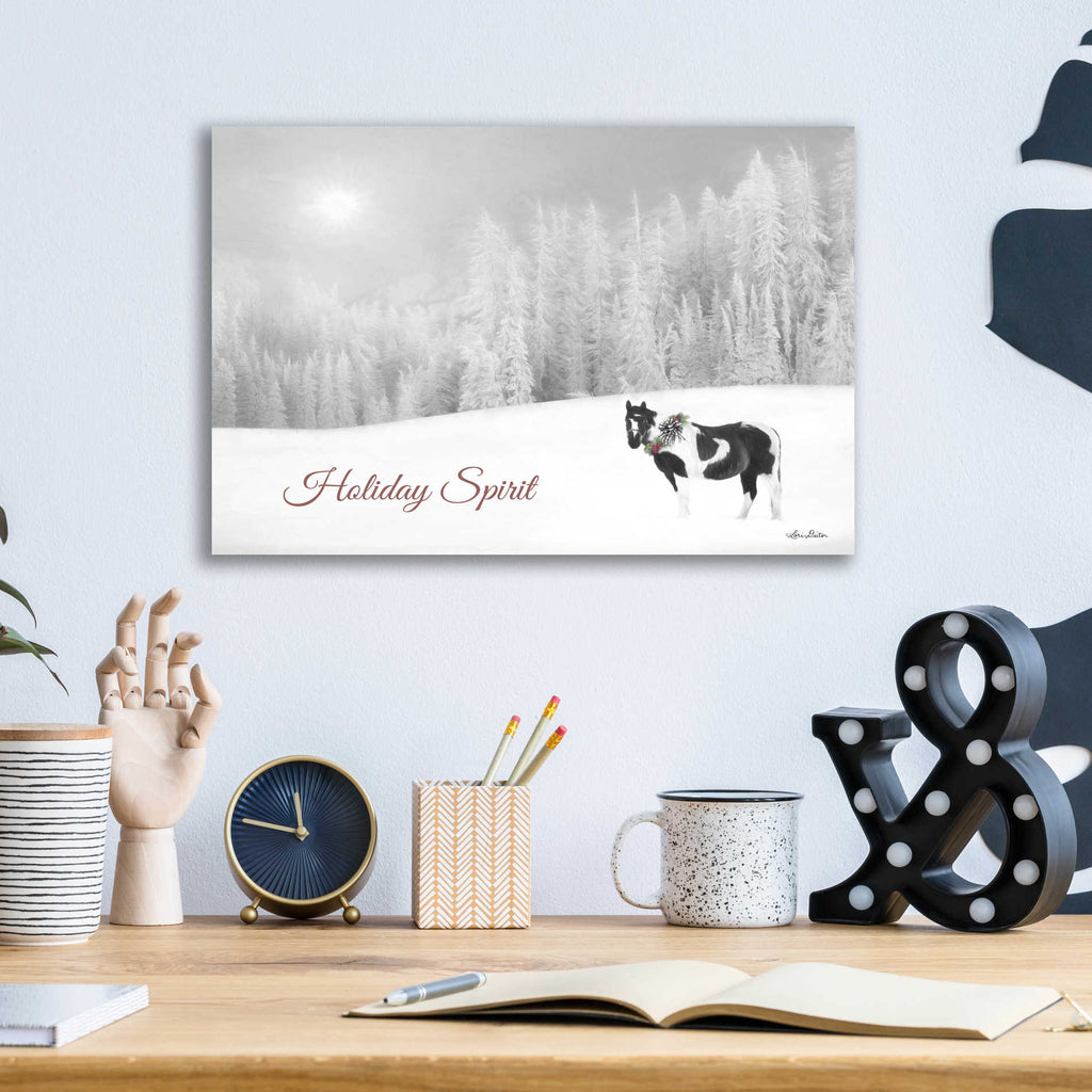 Epic Art 'Holiday Spirit' by Lori Deiter Acrylic Glass Wall Art,16x12