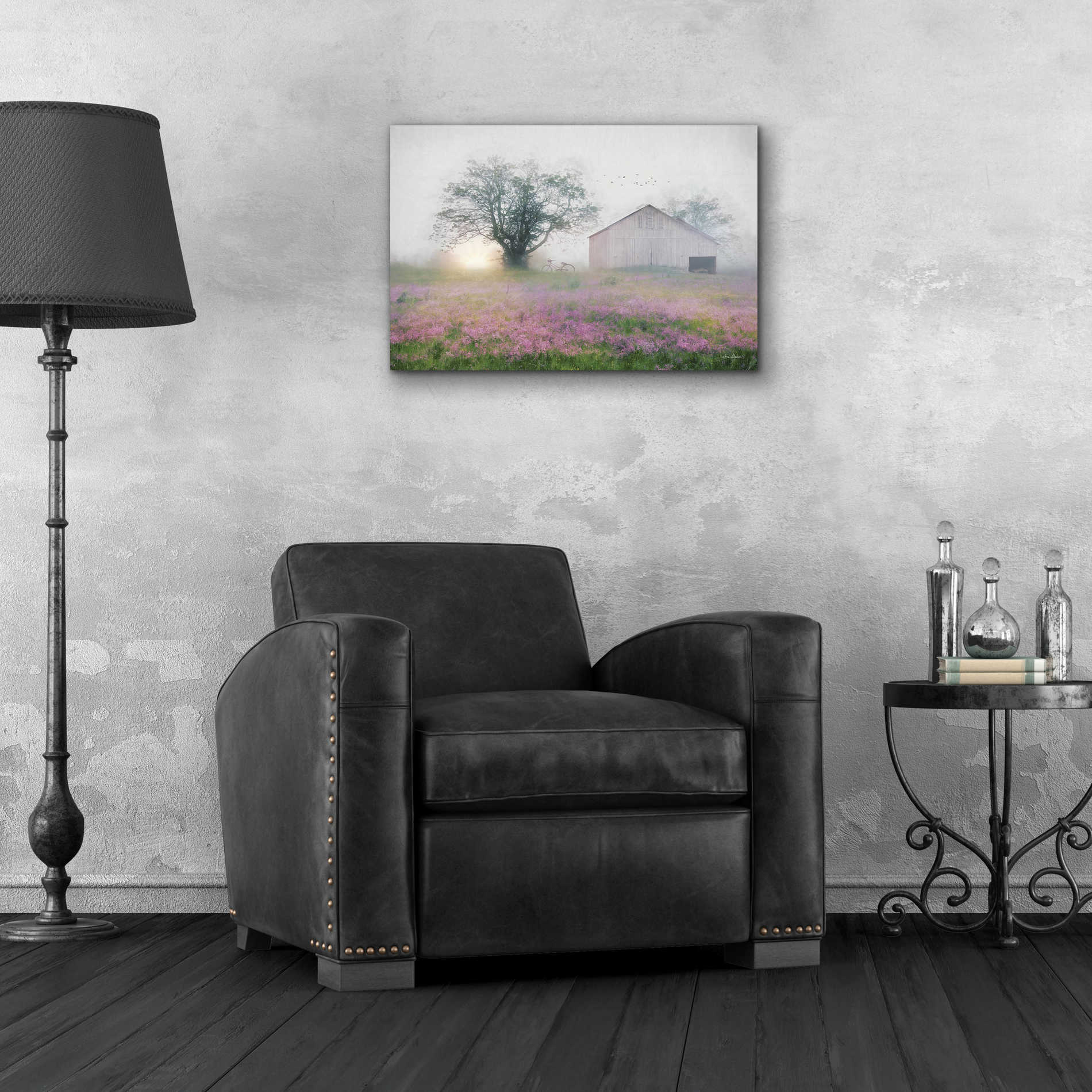 Epic Art 'Summer Sunrise' by Lori Deiter Acrylic Glass Wall Art,24x16