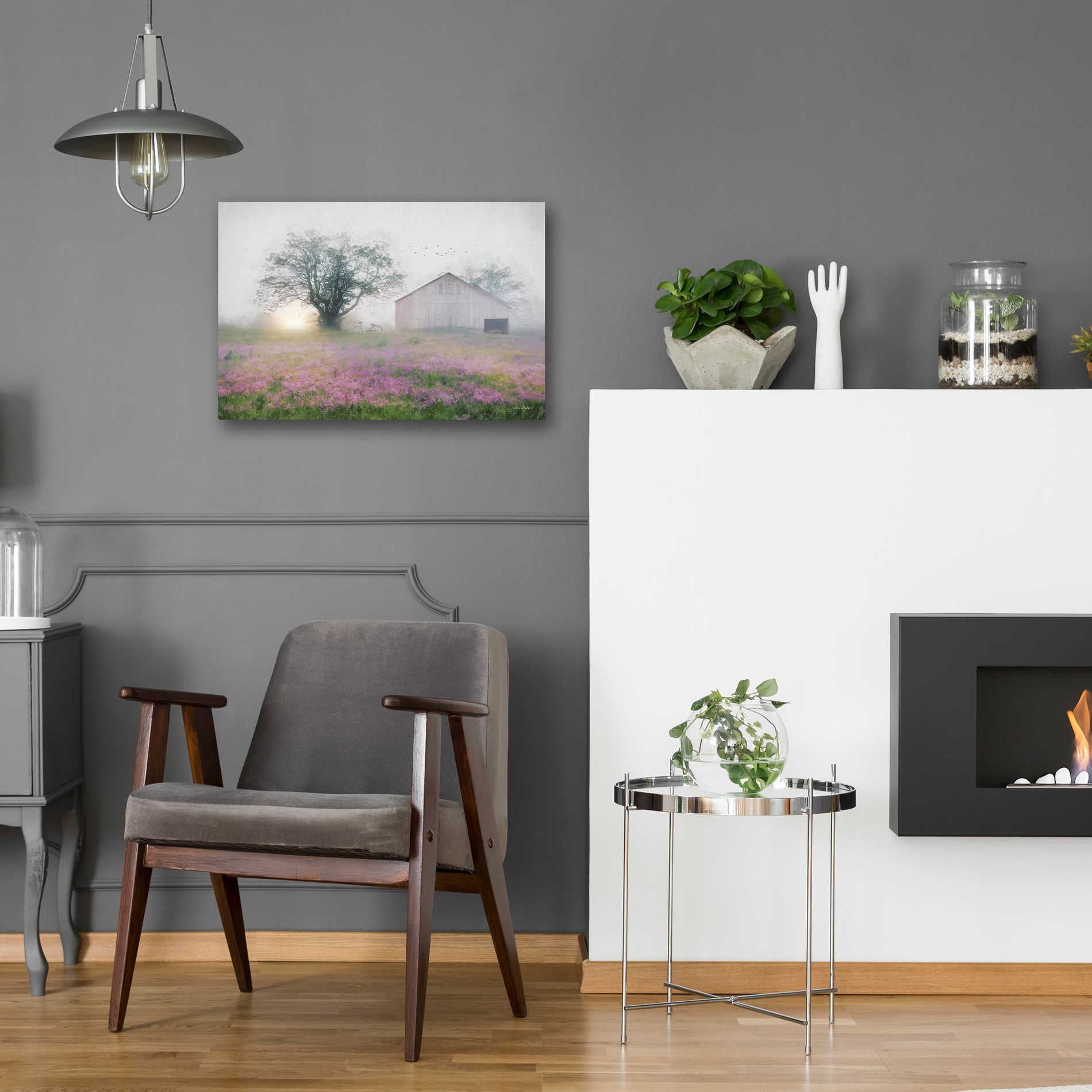 Epic Art 'Summer Sunrise' by Lori Deiter Acrylic Glass Wall Art,24x16