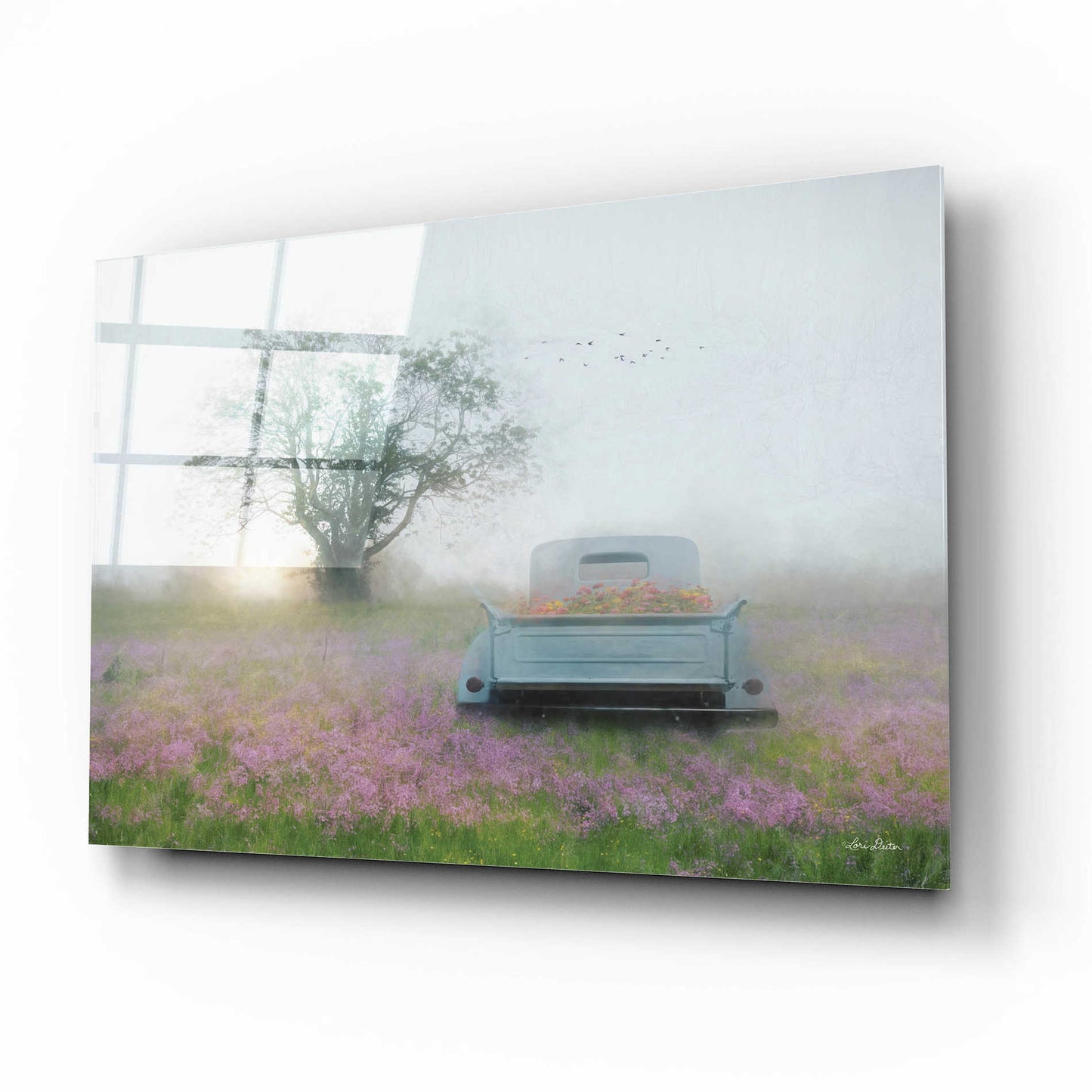 Epic Art 'Summer Wildflowers' by Lori Deiter Acrylic Glass Wall Art,16x12