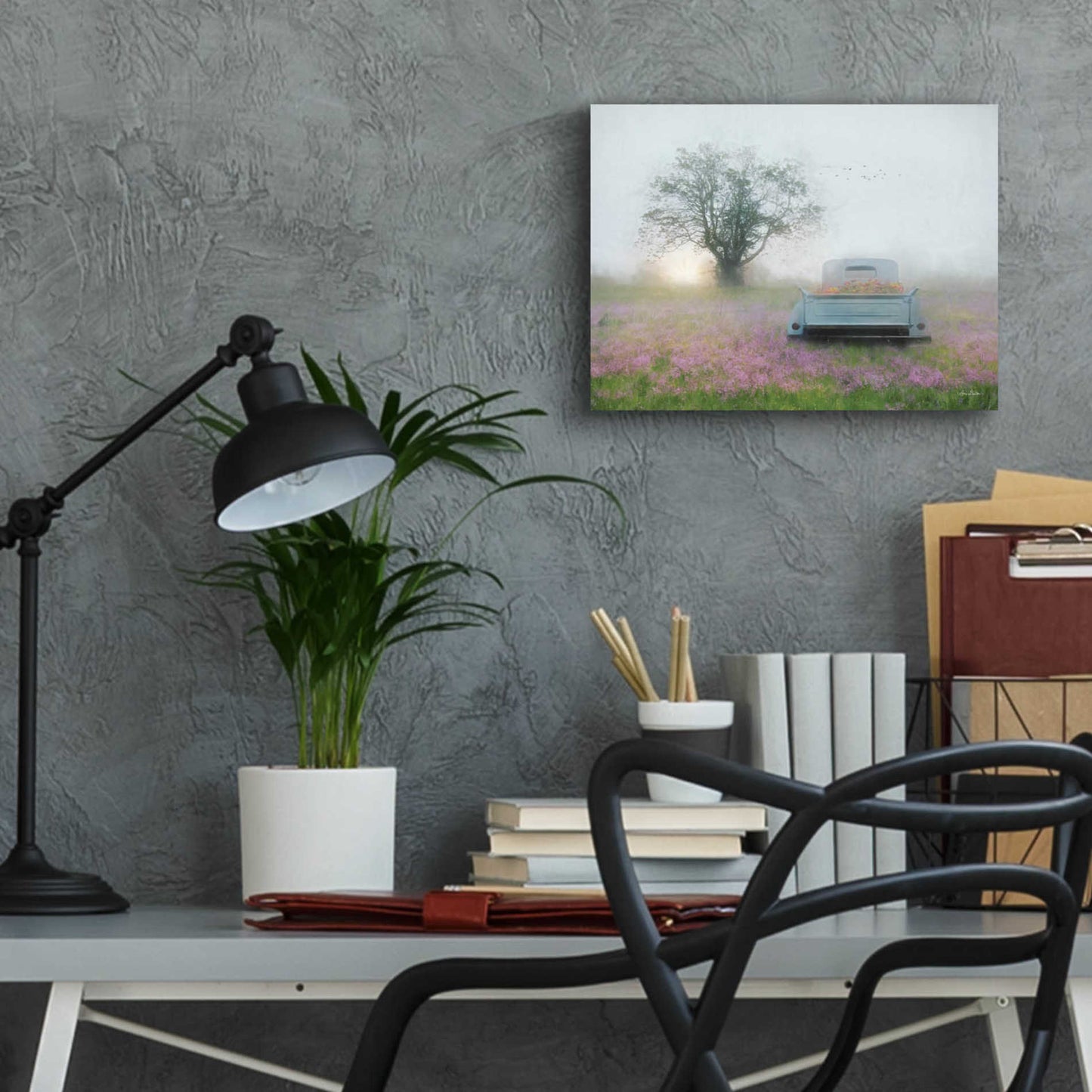 Epic Art 'Summer Wildflowers' by Lori Deiter Acrylic Glass Wall Art,16x12