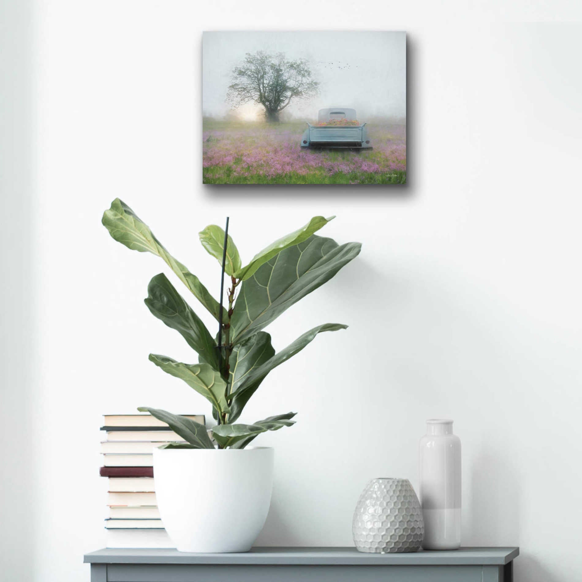 Epic Art 'Summer Wildflowers' by Lori Deiter Acrylic Glass Wall Art,16x12