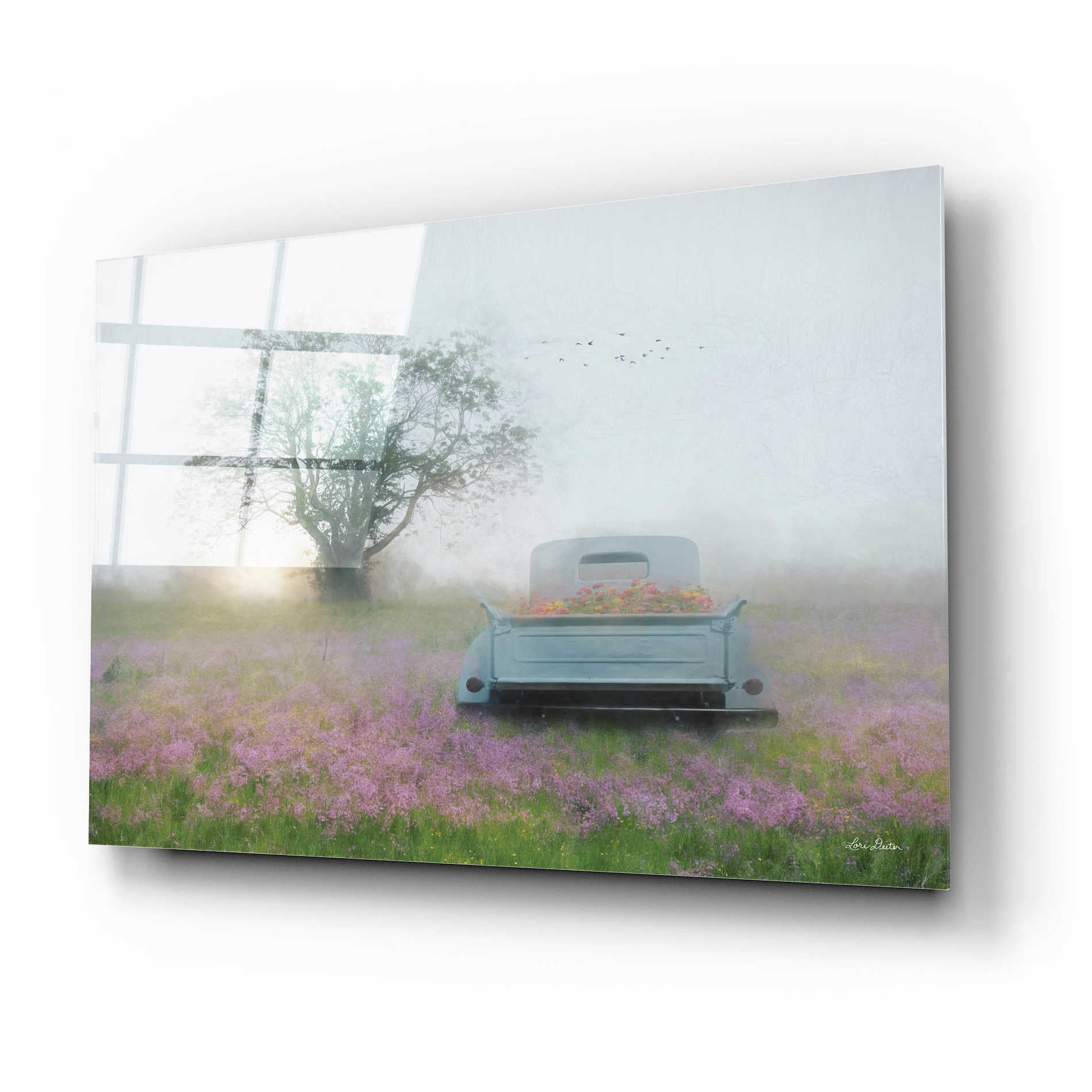 Epic Art 'Summer Wildflowers' by Lori Deiter Acrylic Glass Wall Art,24x16