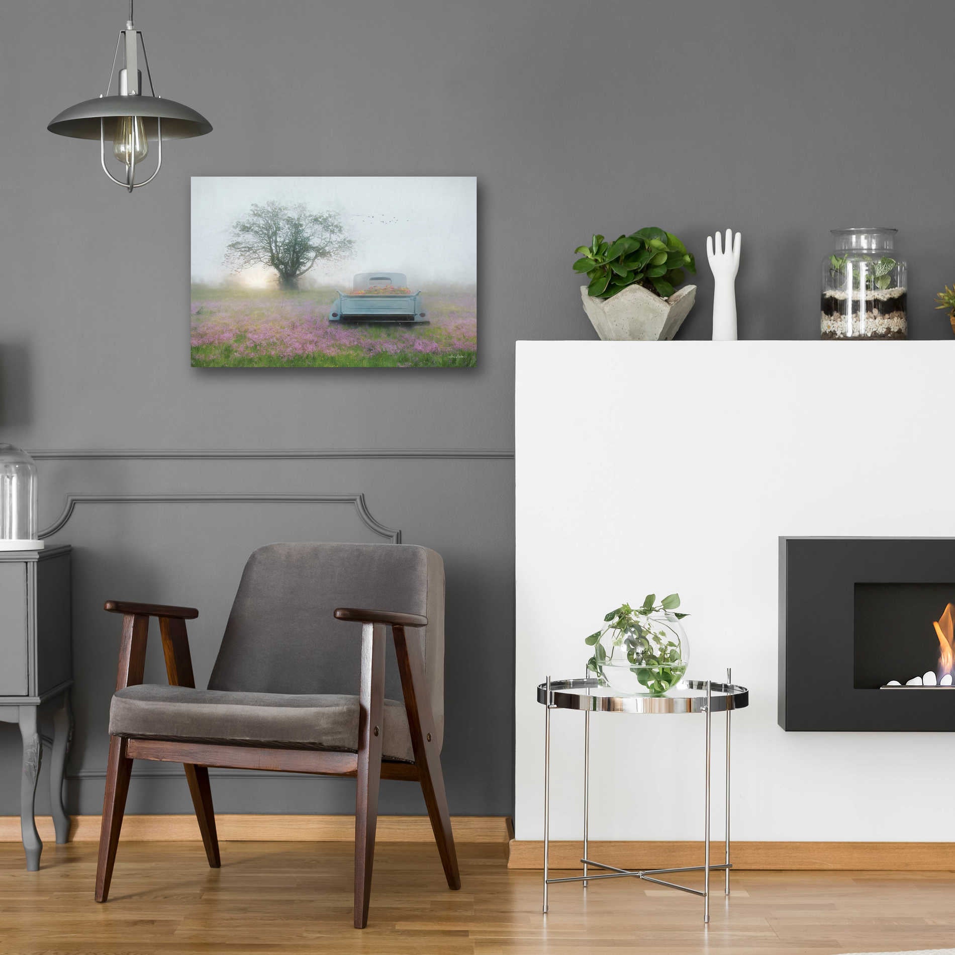 Epic Art 'Summer Wildflowers' by Lori Deiter Acrylic Glass Wall Art,24x16
