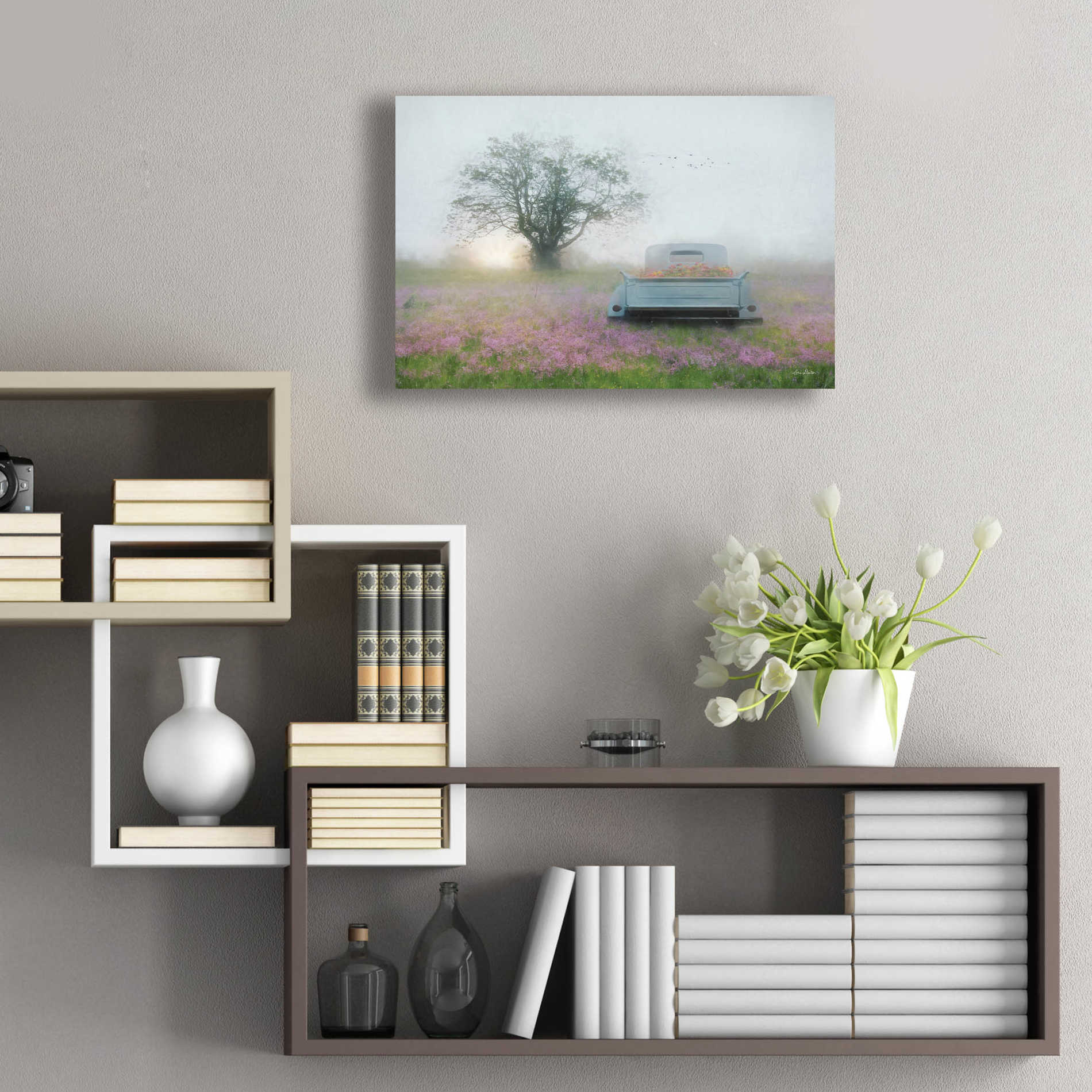 Epic Art 'Summer Wildflowers' by Lori Deiter Acrylic Glass Wall Art,24x16